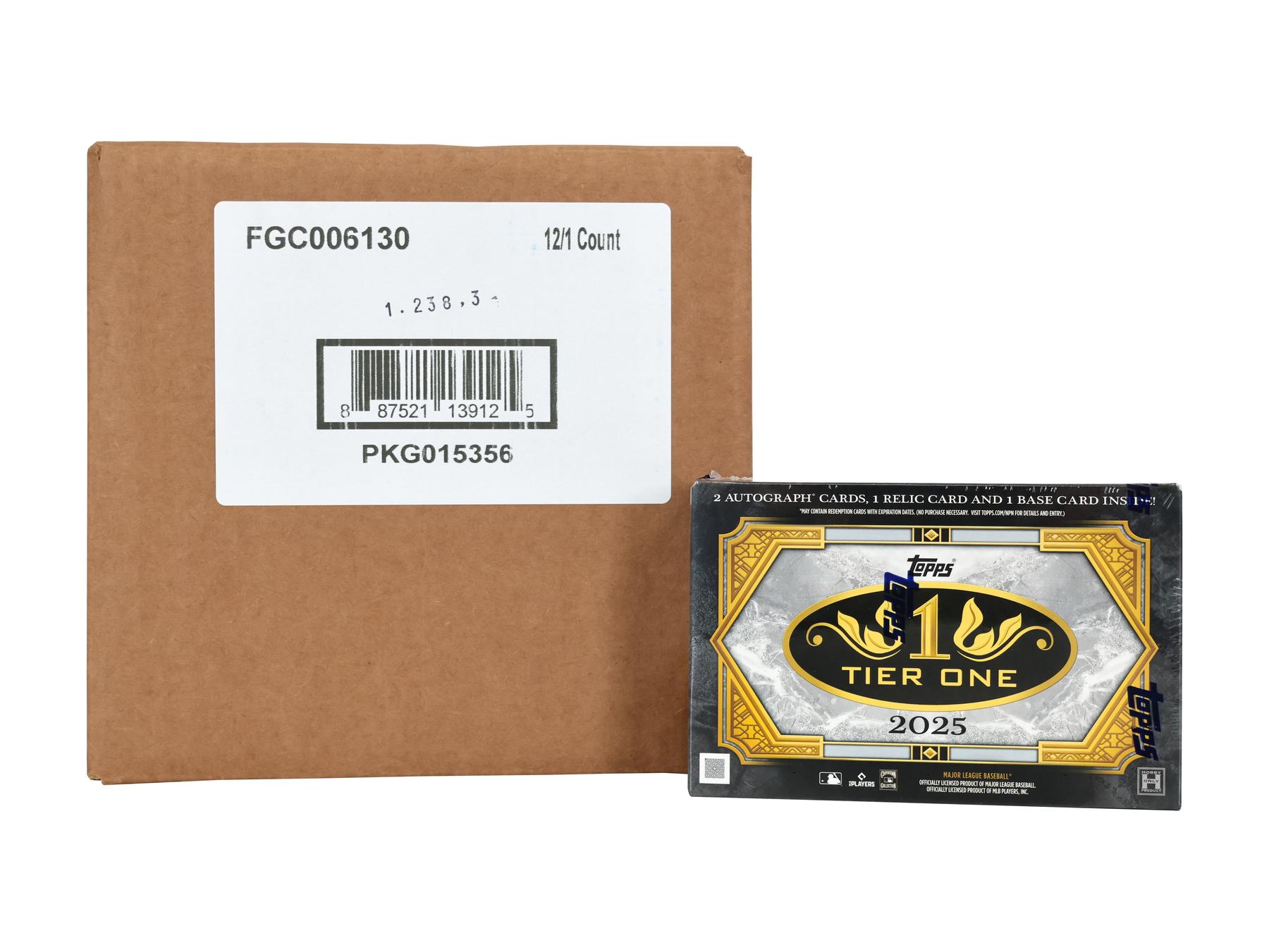 2025 TOPPS TIER ONE MLB 新品未開封1BOX