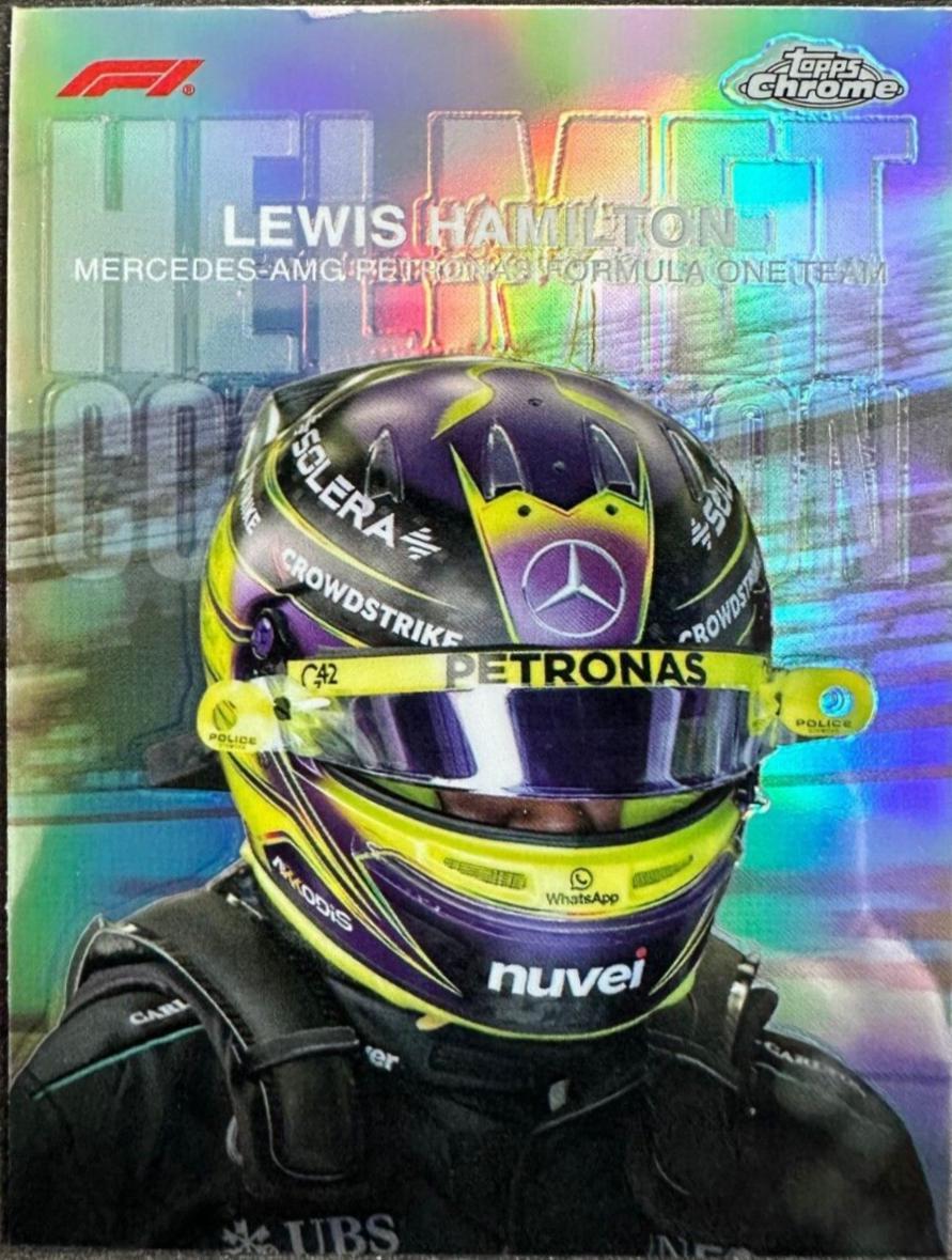 2024 Topps Chrome F1 Lewis Hamilton Helmet Collection #HC-6 | DA