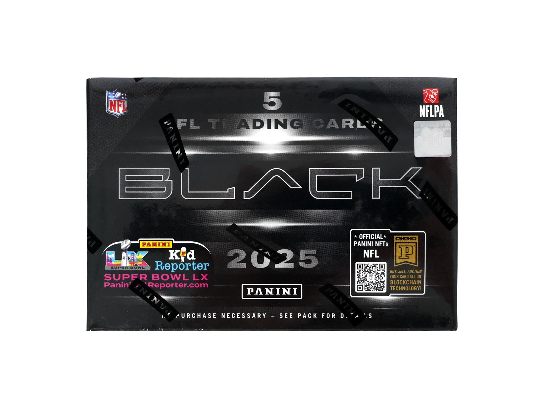 2025 Panini Black Football Hobby Box | DA Card World