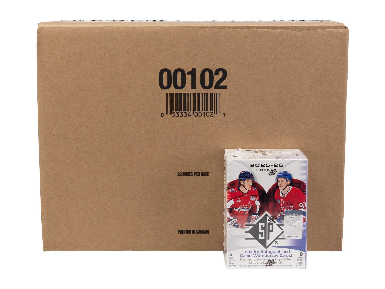 2025/26 Upper Deck SP Hockey Blaster 20-Box Case | DA Card World