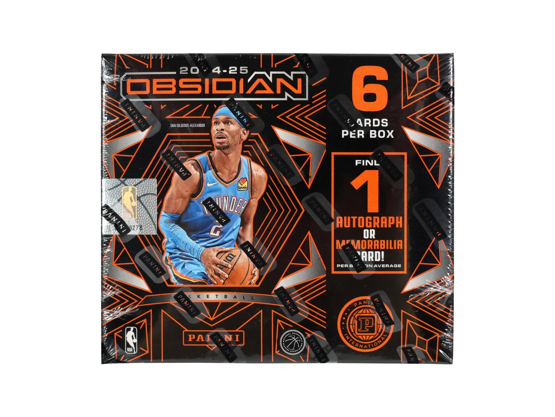 2024/25 Panini Obsidian Basketball International Hobby Box | DA