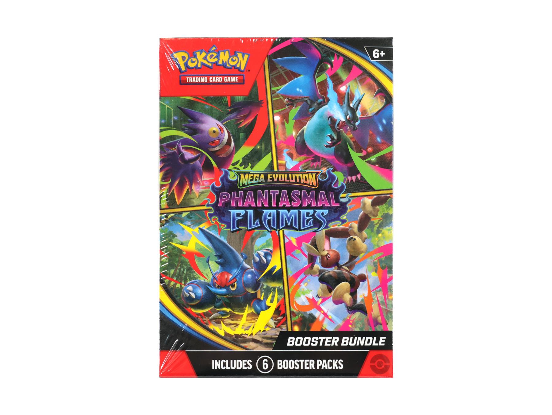 ポケモンカードゲーム Mega Evolution ブースターバンドル Pokemon Mega Evolution: Phantasmal Flames 6-Pack Booster Bundle