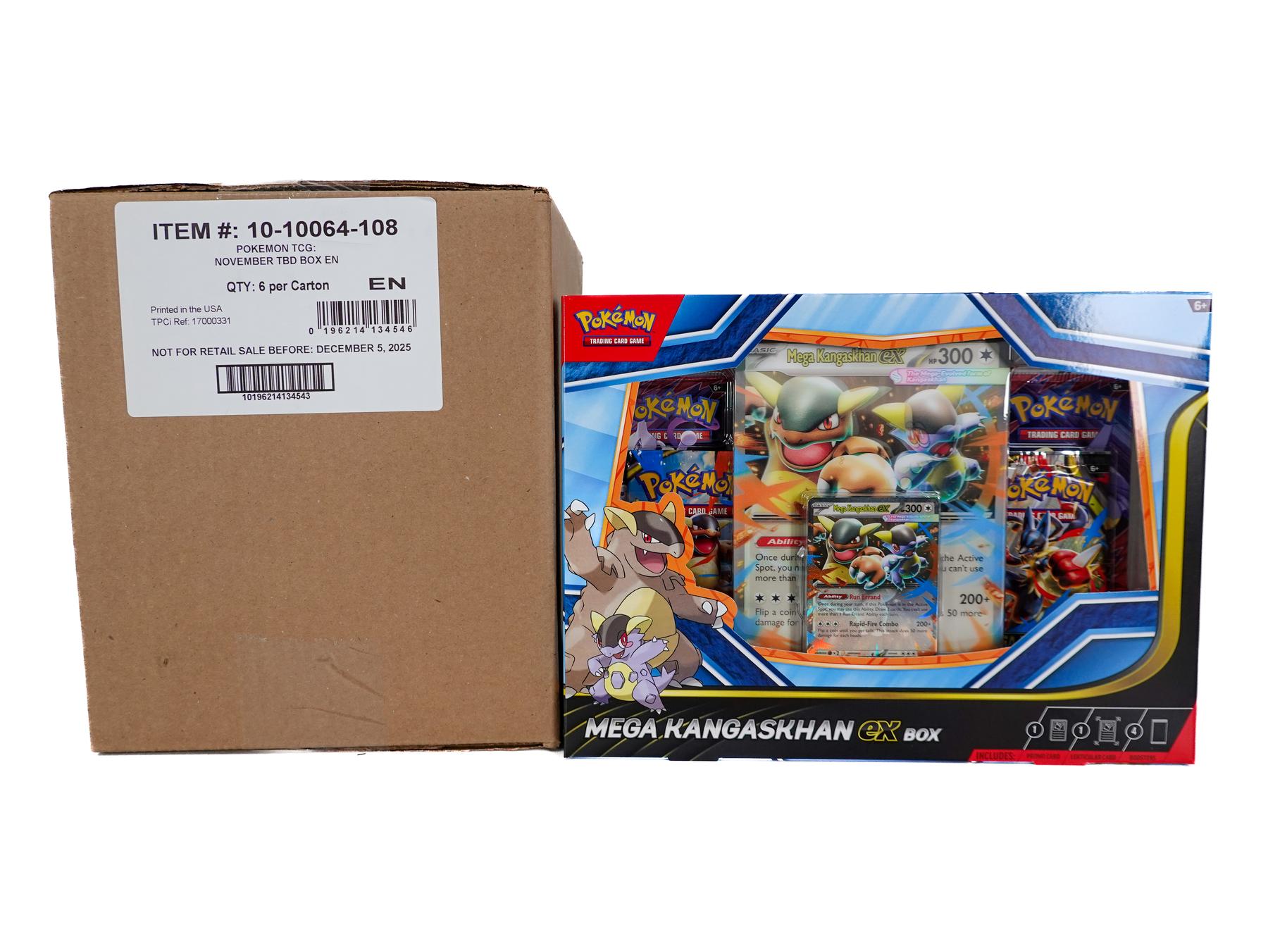Pokemon Mega Kangaskhan ex Collection 6-Box Case | DA Card World