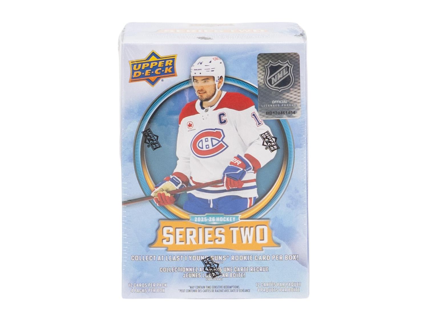 2025/26 Upper Deck Series 2 Hockey Blaster Box | DA Card World