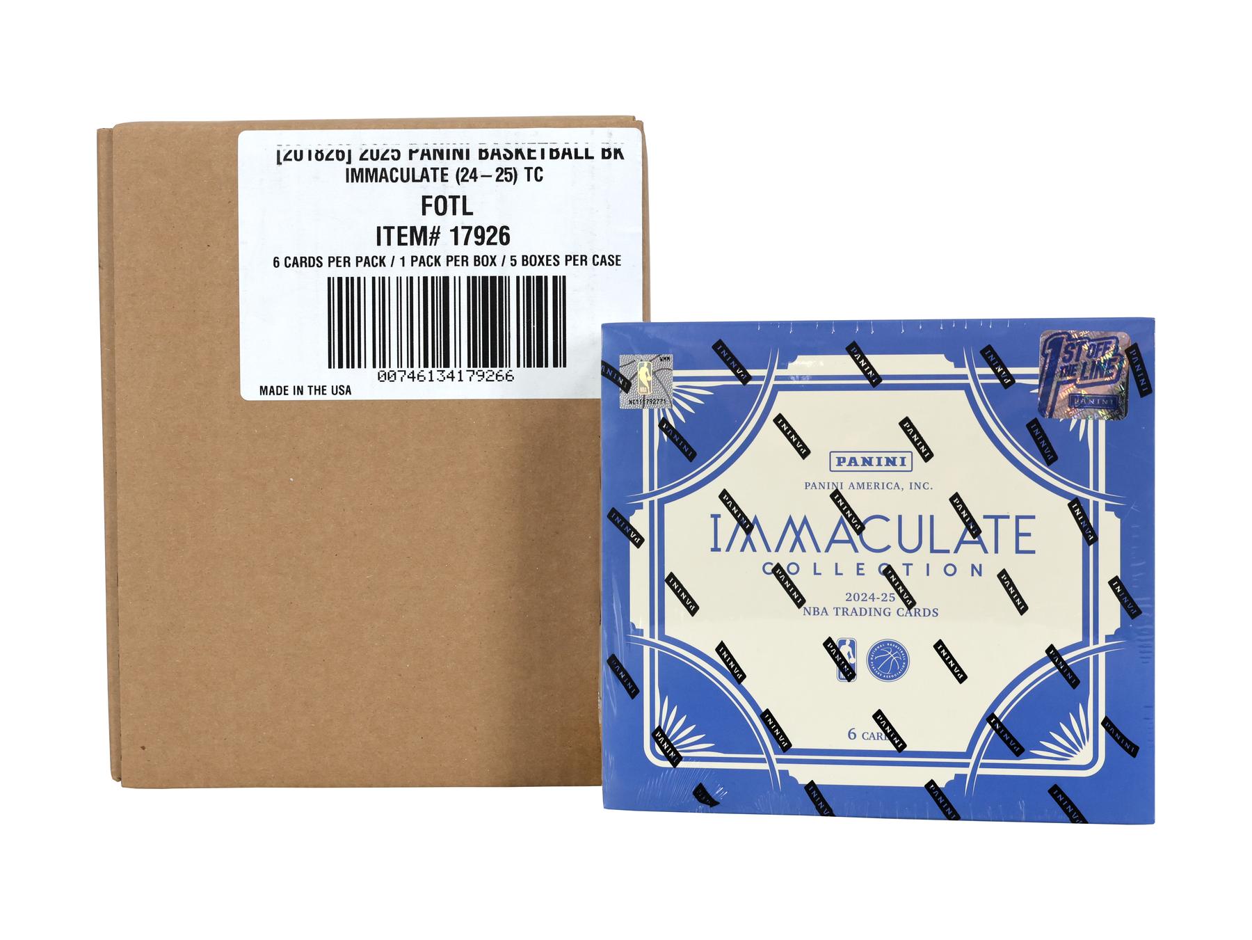 2024/25 Panini Immaculate Basketball 1st Off The Line FOTL