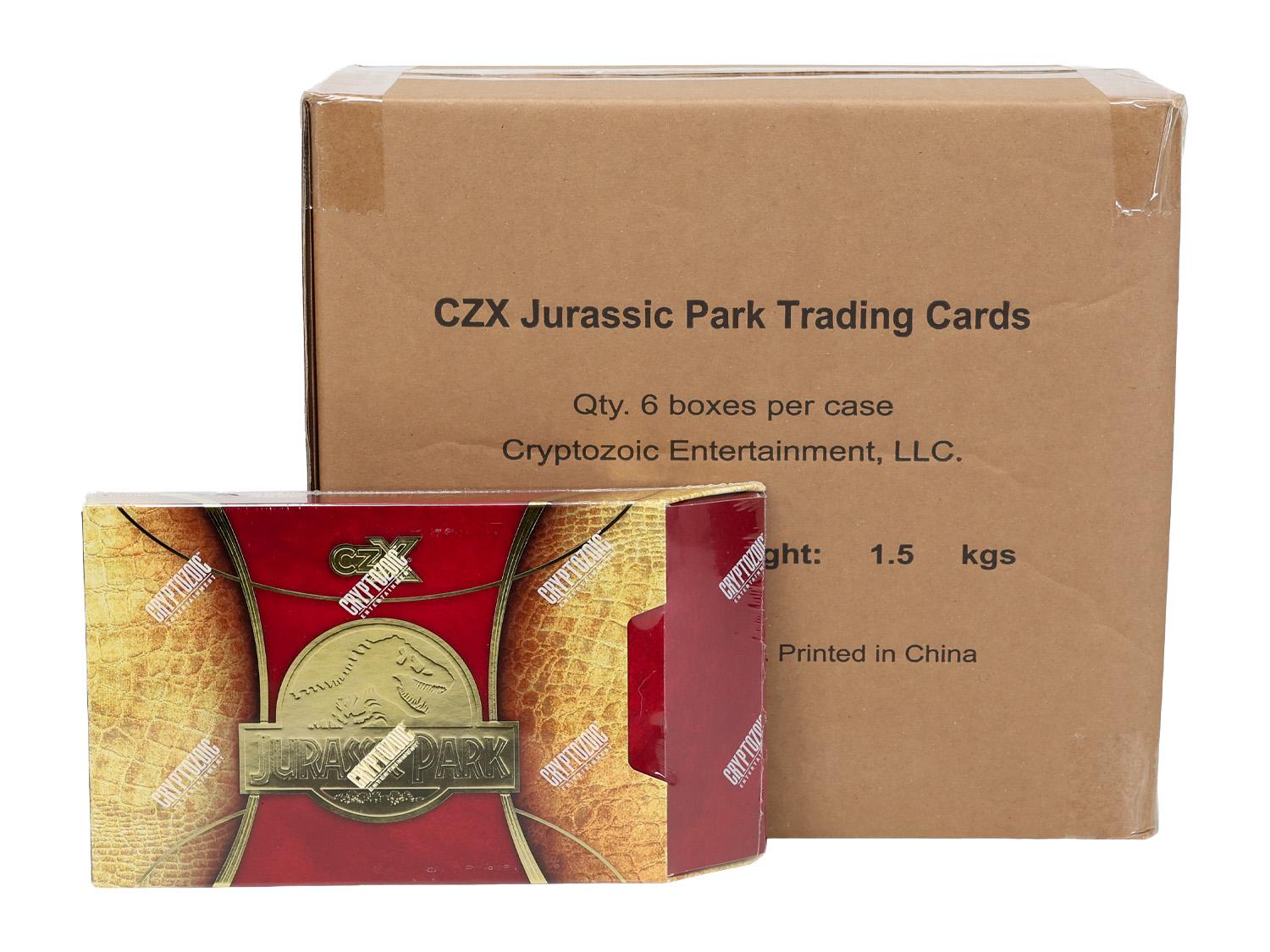 2025 Cryptozoic CZX Jurassic Park Hobby 6-Box Case | DA Card World