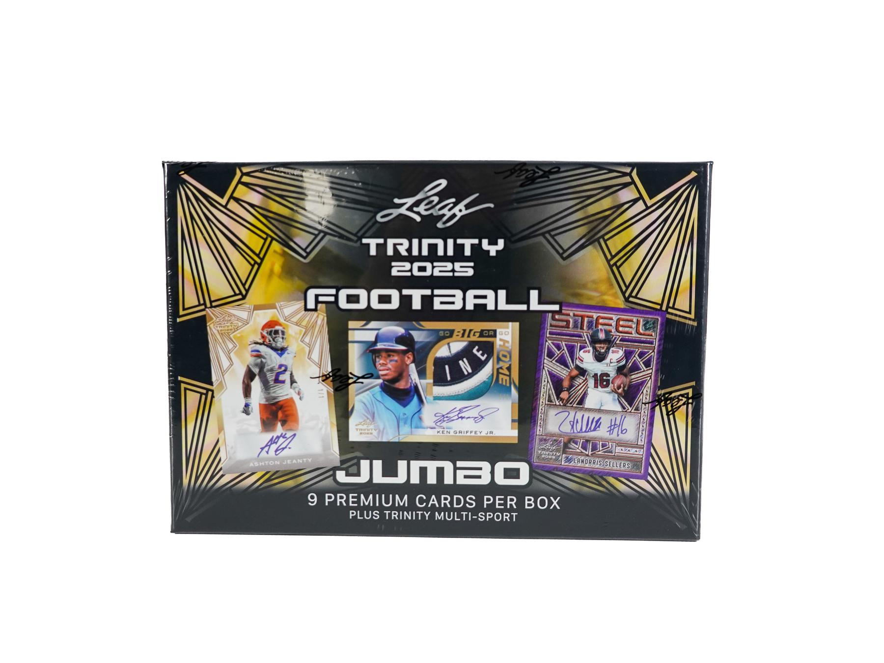 2025 Leaf Trinity Football Hobby Jumbo Box | DA Card World
