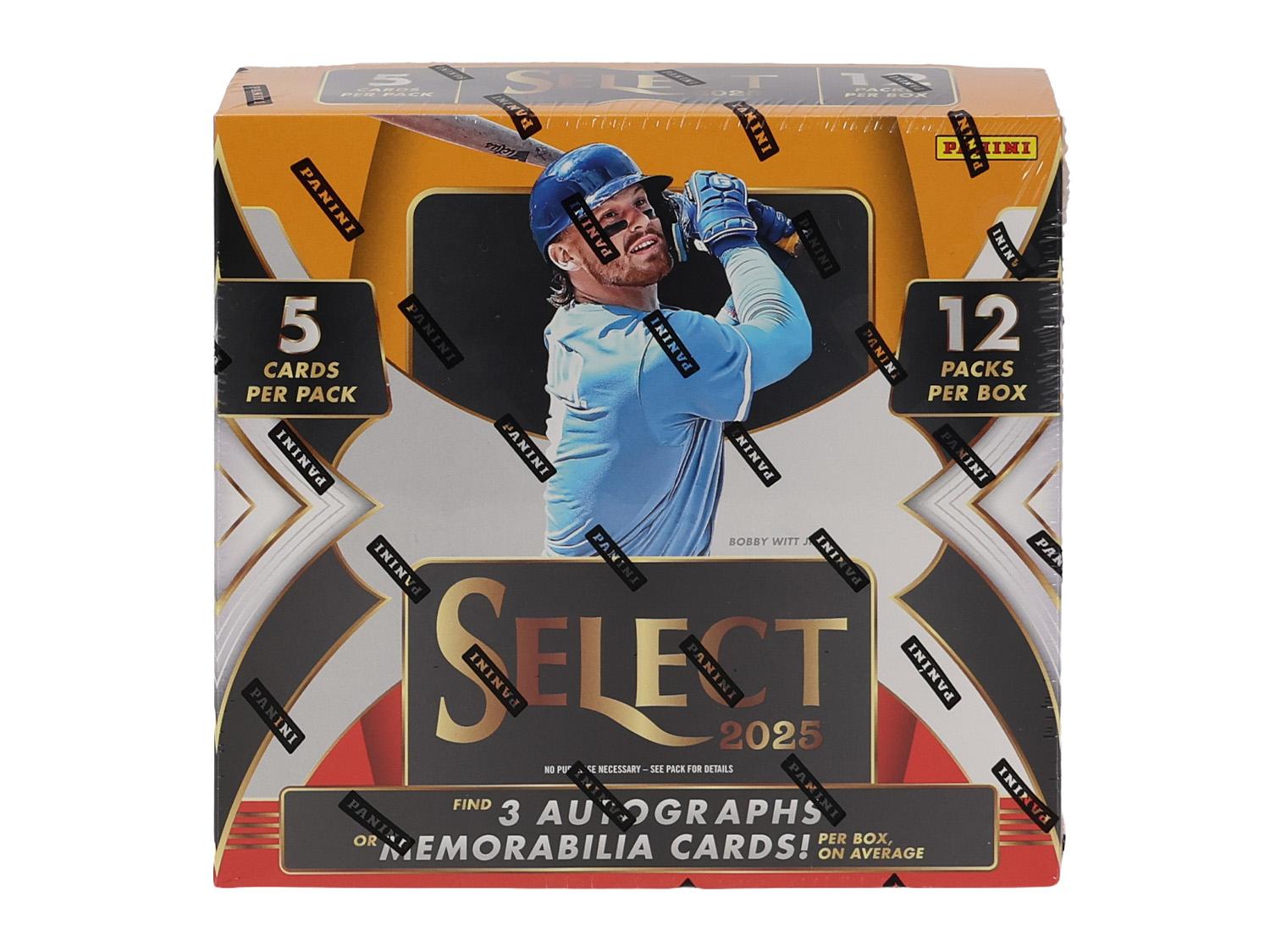 2025 Panini Select Baseball Hobby Box | DA Card World