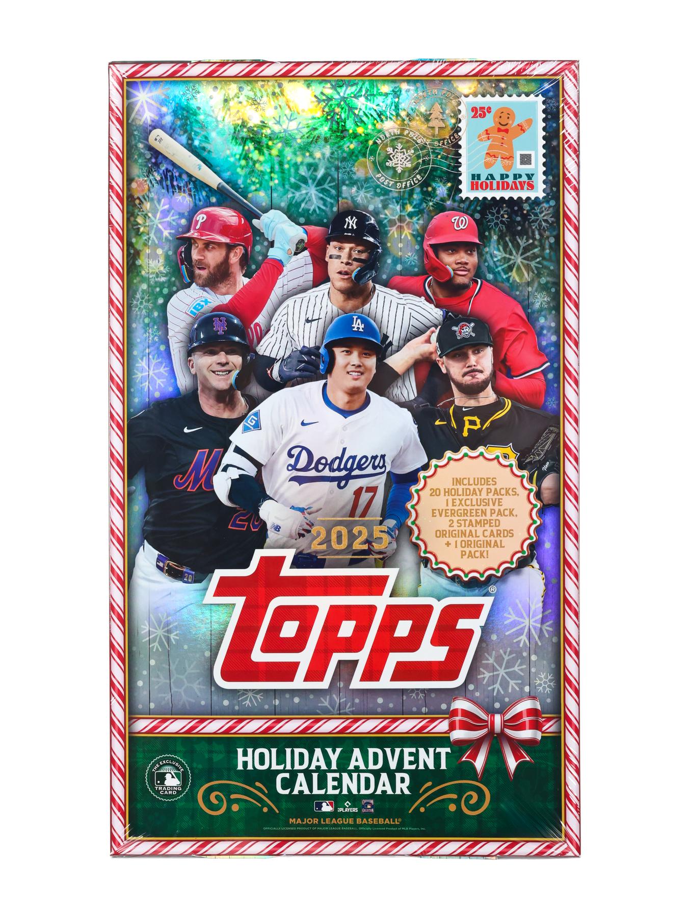 新品　　ホリデイ アドベントカレンダー 2025 2025 Topps Holiday Baseball Advent Calendar Box | DA Card World