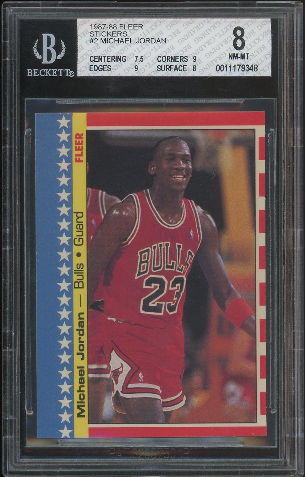 ジョーダンカード 1987年 Fleer 2年目 ジョーダンカード 1987年 Fleer 2年目 1987-88 Fleer Michael