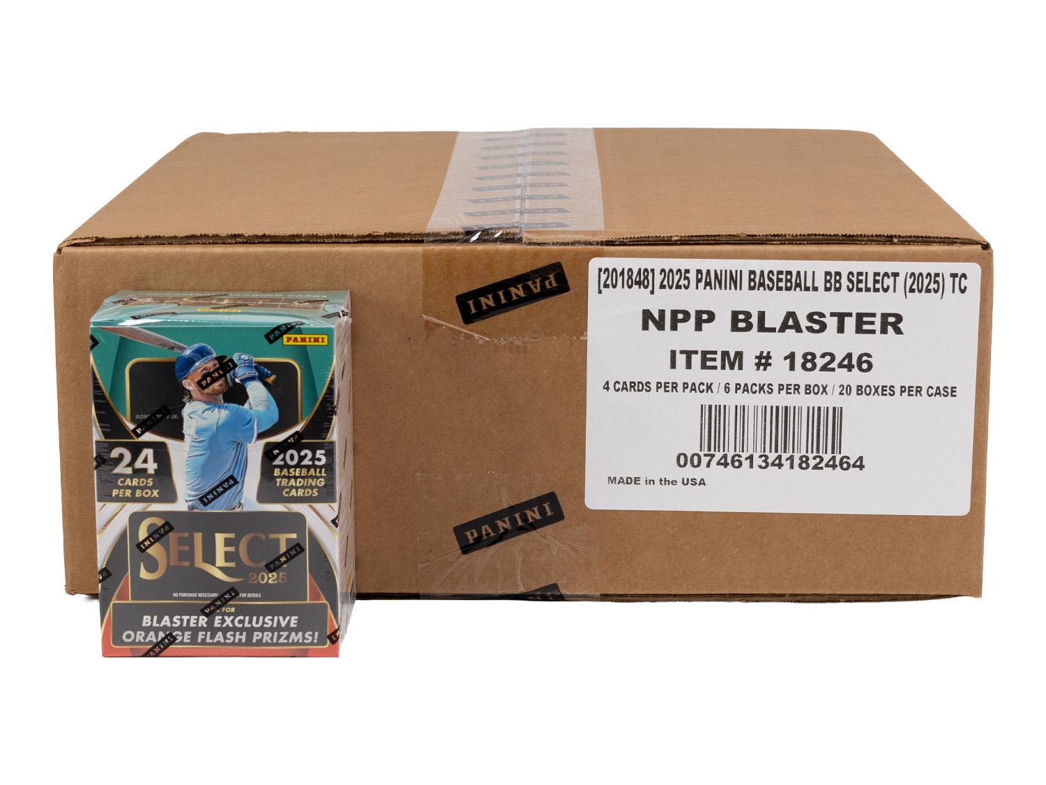 2025 Panini Select Baseball Blaster 20-Box Case | DA Card World