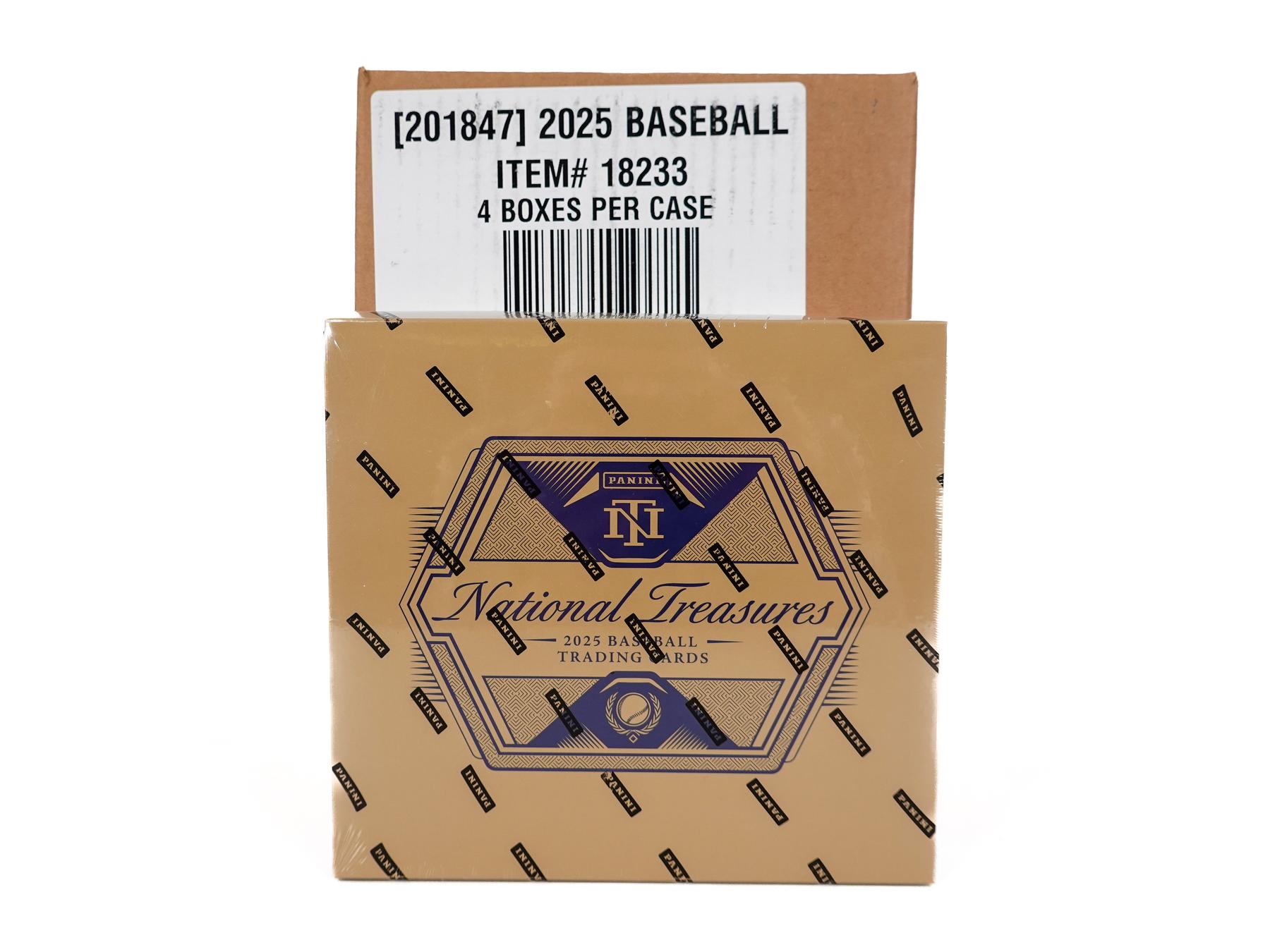 2025 Panini National Treasures Baseball Hobby 4-Box Case | DA Card