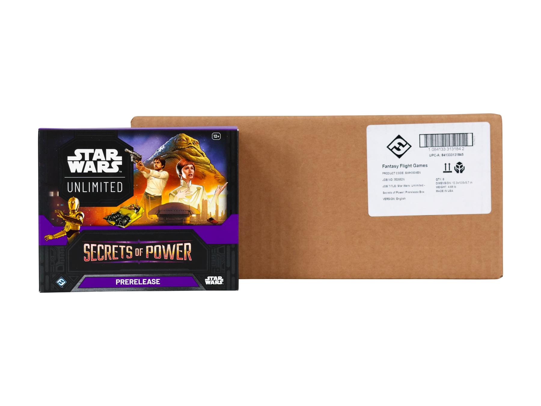 Star Wars Unlimited: Secrets of Power Prerelease 8-Box Case | DA