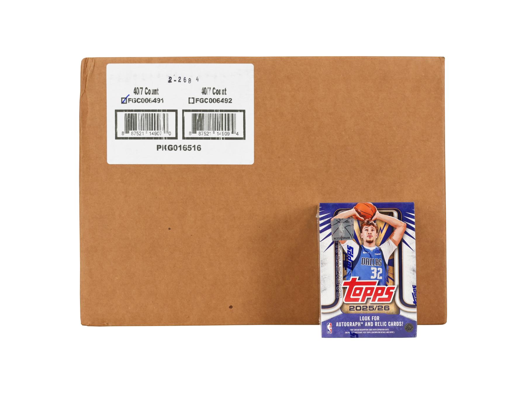 2025/26 Topps Basketball 7-Pack Blaster 40-Box Case