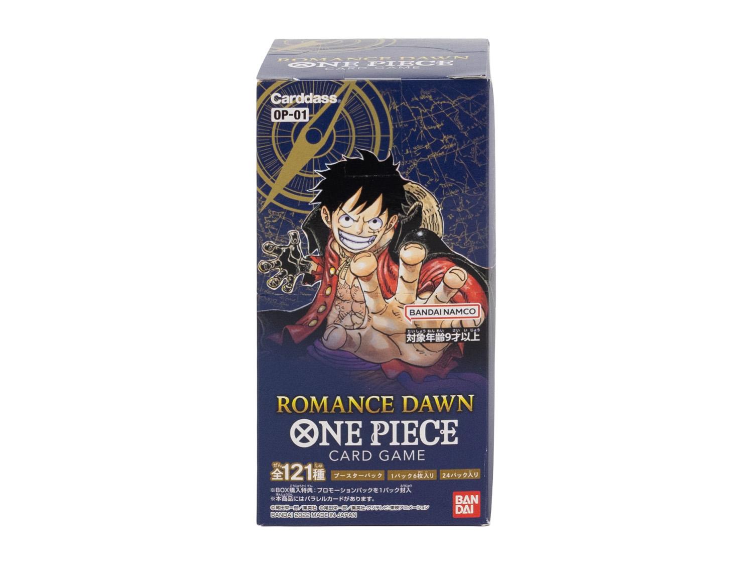 romance dawn booster box price One Piece OP-01 Romance Dawn Booster Box BLUE BOTTOM English Wave One NEW SEALED