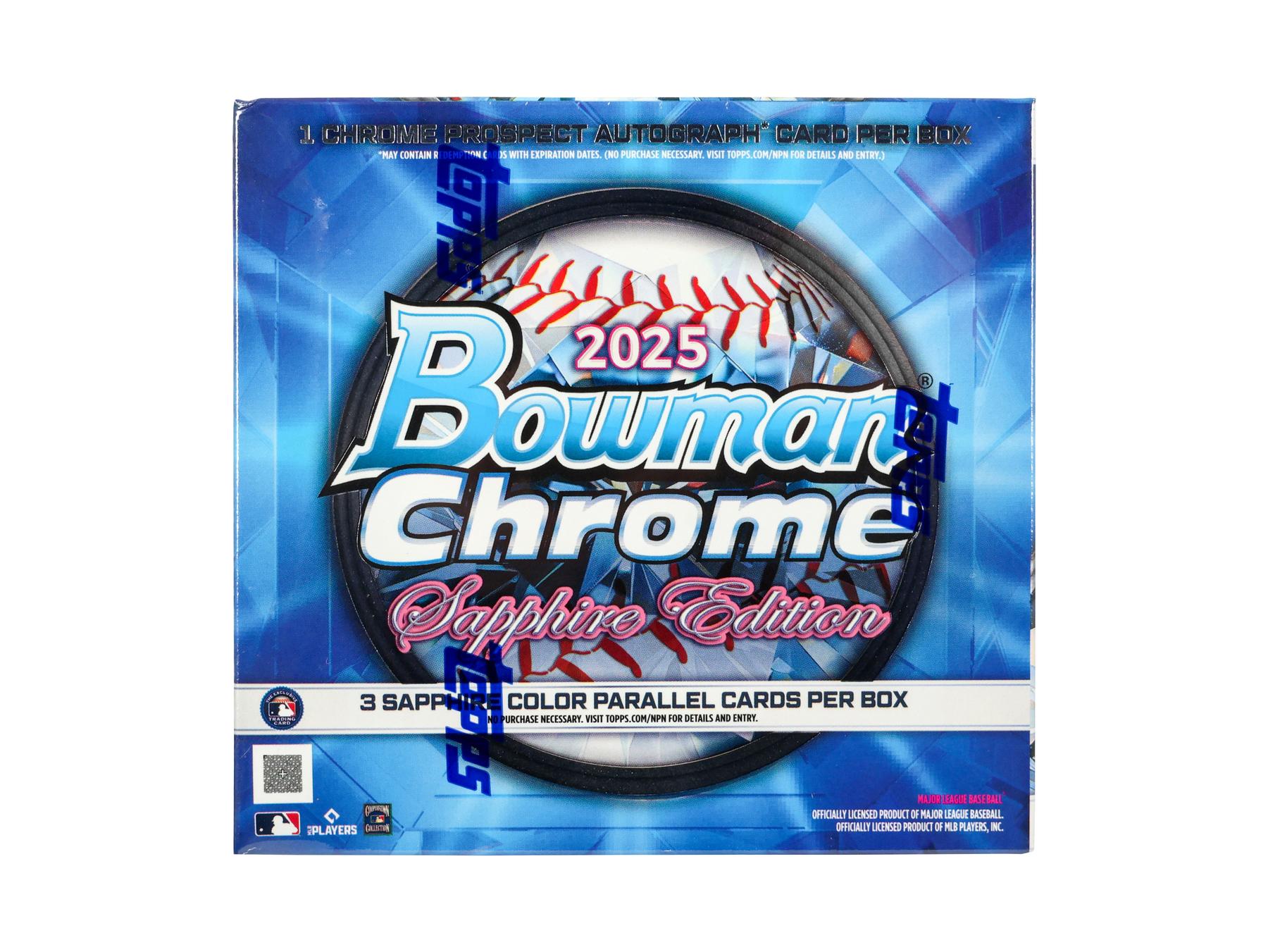 2025 Bowman Chrome Baseball Sapphire Edition Box | DA Card World