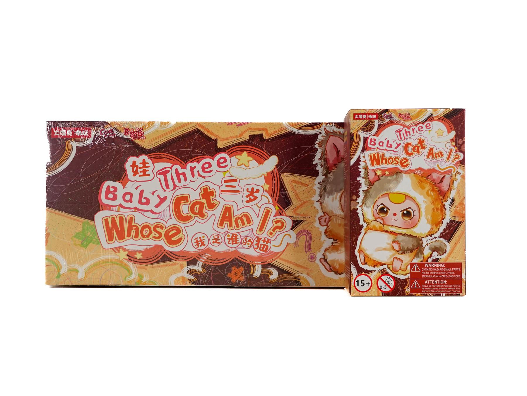 Baby Three Whose Cat Am I? 8-Box Case | DA Card World