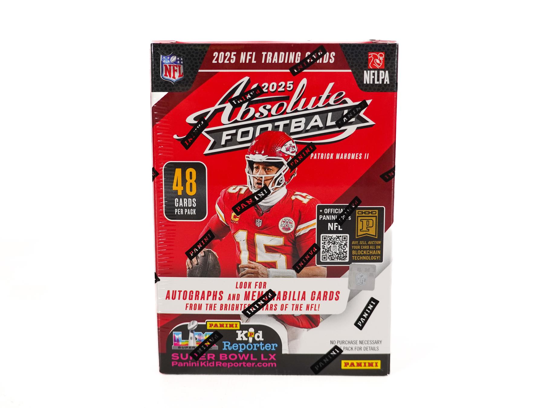 2025 Panini Absolute Football Blaster Hobby Box (Purple Parallels