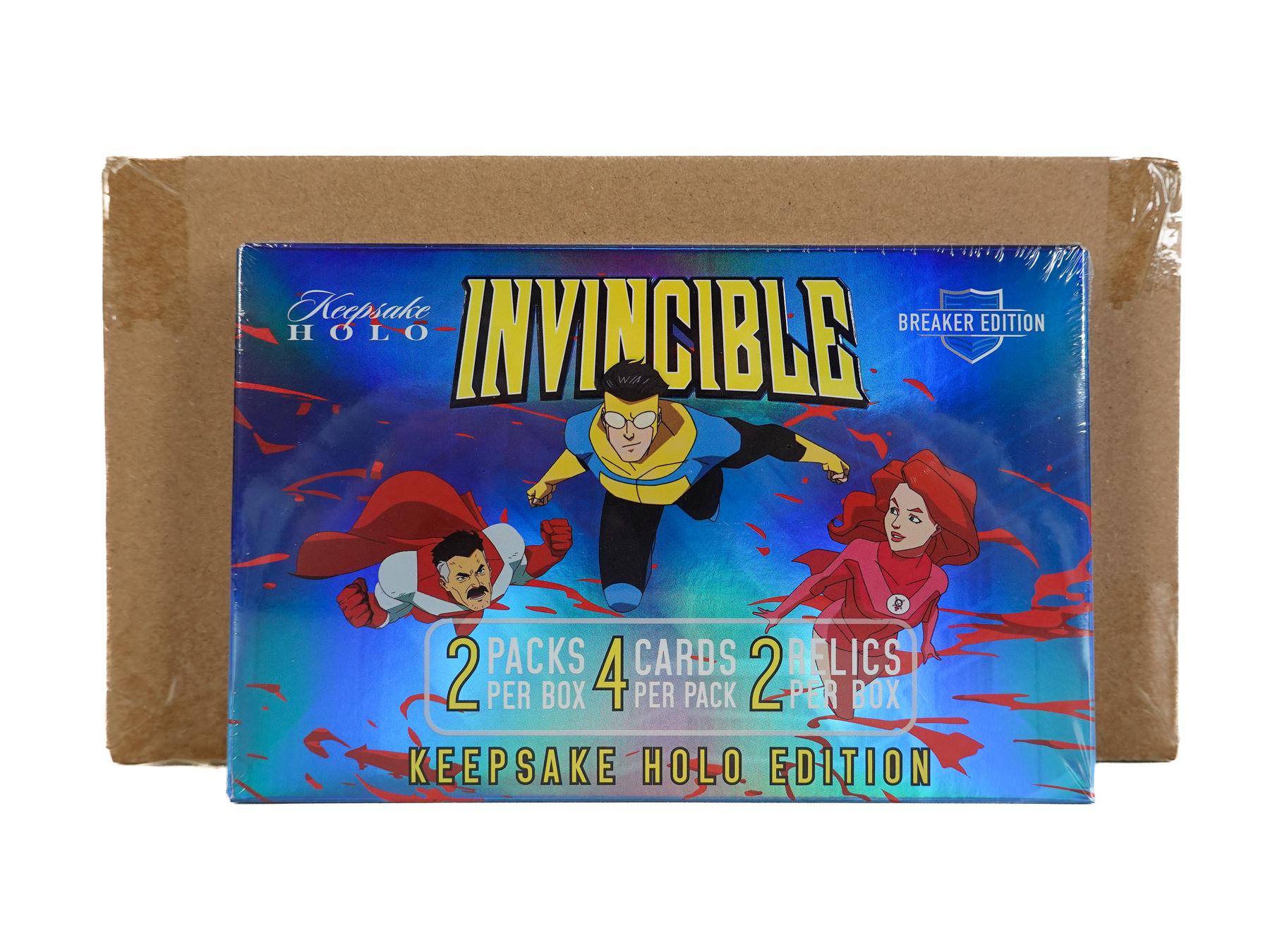 Invincible Card Box Keepsake Invincible 1st Edition Season 1 Holo Breaker Edition 10-Box ...