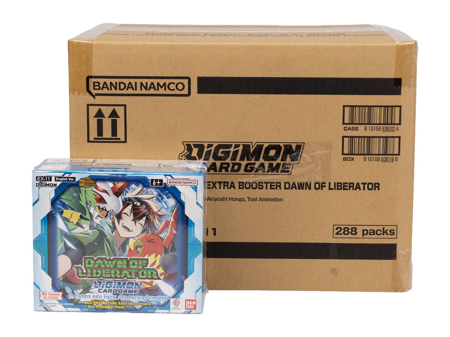 Digimon Dawn of Liberator Booster 12-Box Case | DA Card World