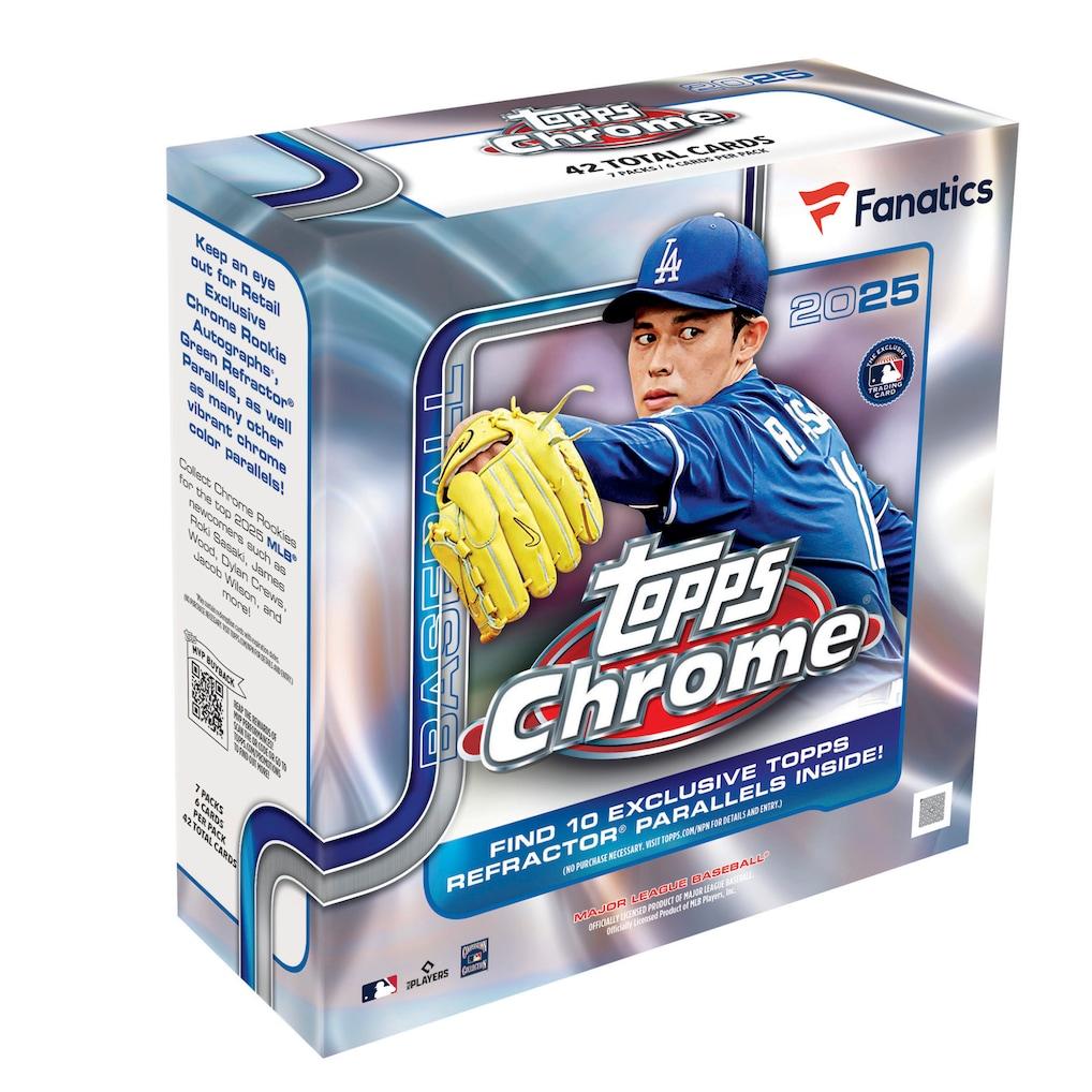 2025 Topps Chrome Baseball Mega Box (Fanatics) | DA Card World