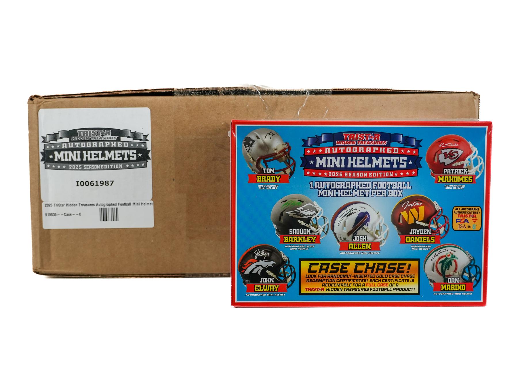 2025 TriStar Hidden Treasures Autographed Football Mini Helmet