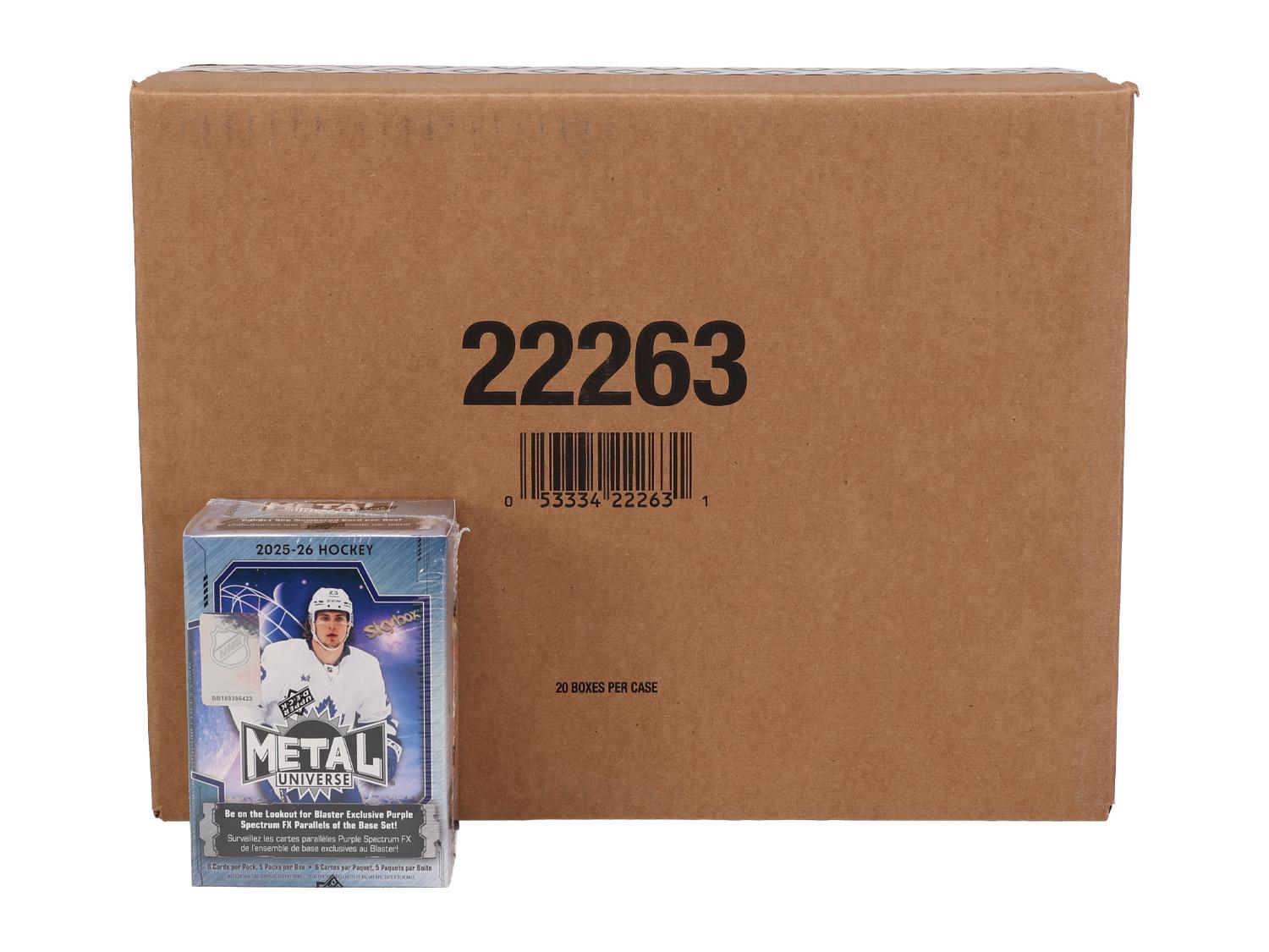2025/26 Upper Deck Skybox Metal Universe Hockey Blaster 20-Box