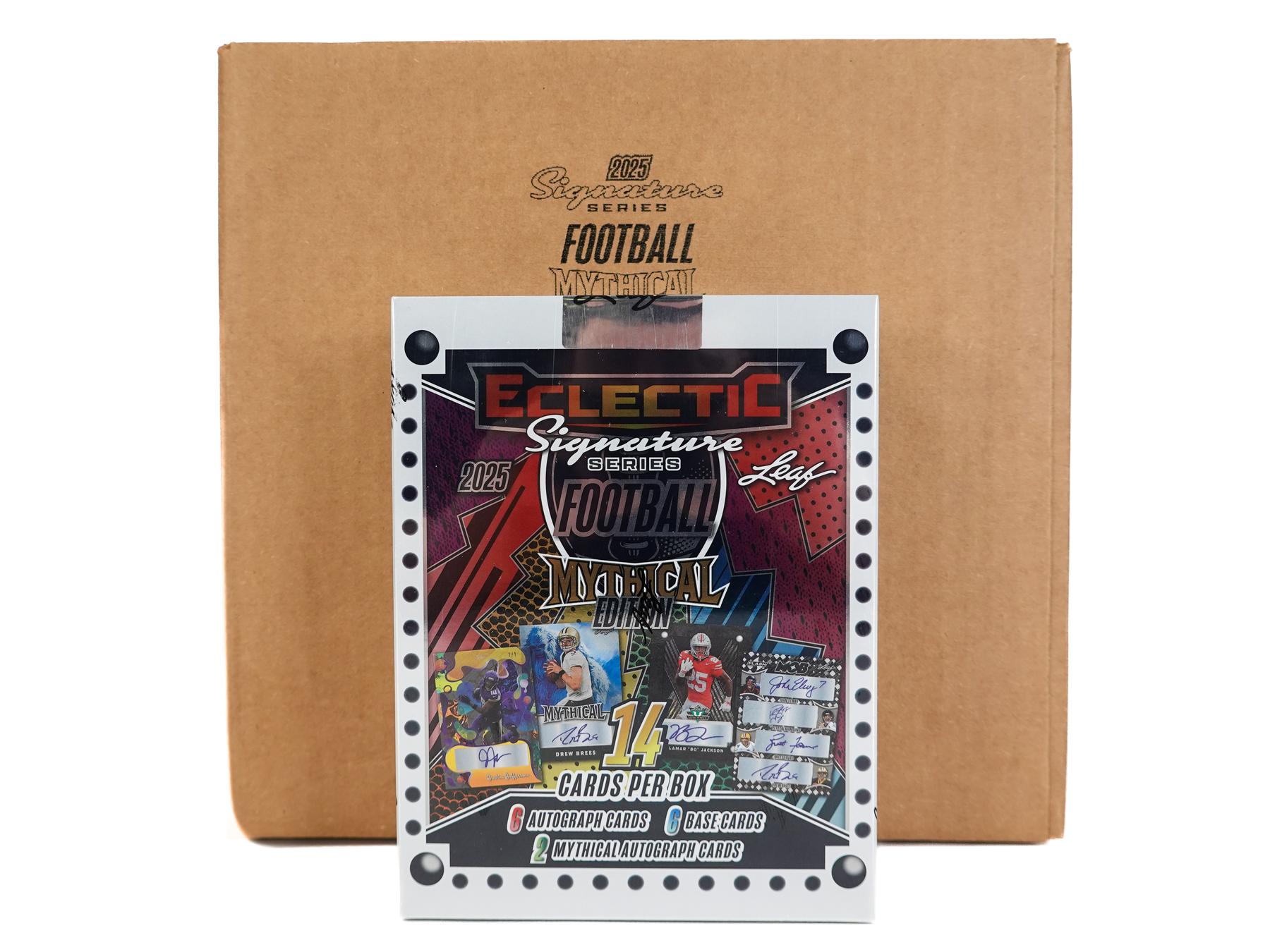 2025 Leaf Eclectic Signature Series Football Mythical Hobby 8-Box