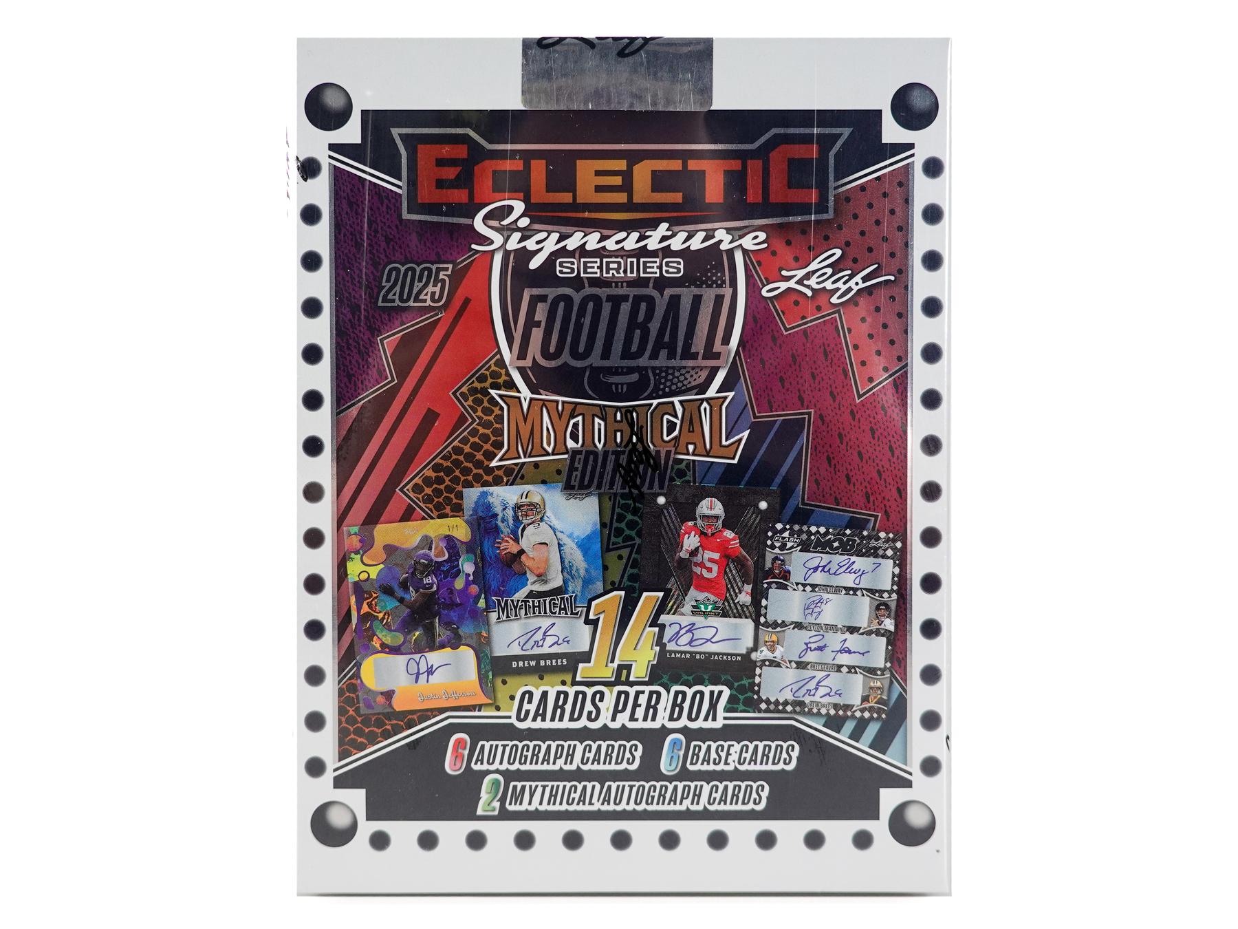 2025 Leaf Eclectic Signature Series Football Mythical Hobby Box