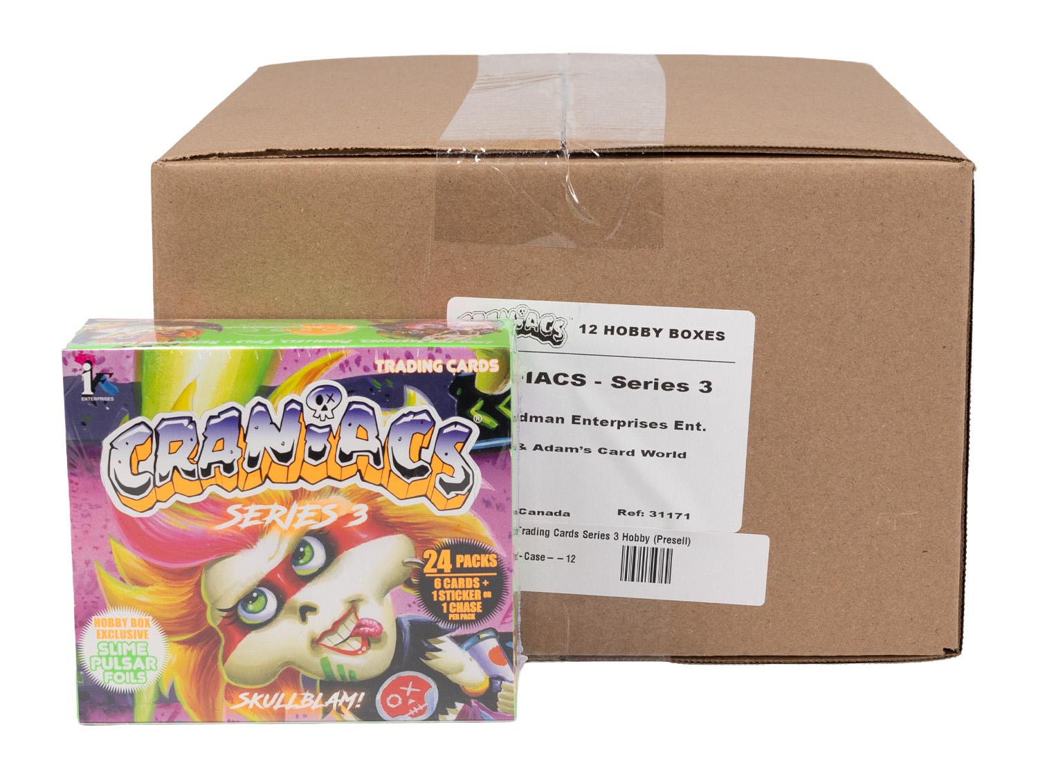 Craniacs Trading Cards Series 3 Skullblam! Hobby 12-Box Case | DA