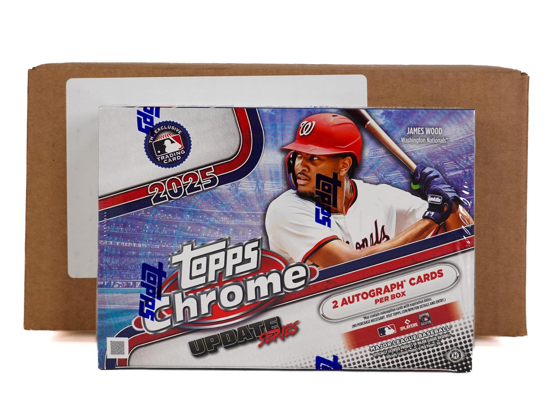 2025 Topps Chrome Update Series Baseball Delight 6-Box Case | DA