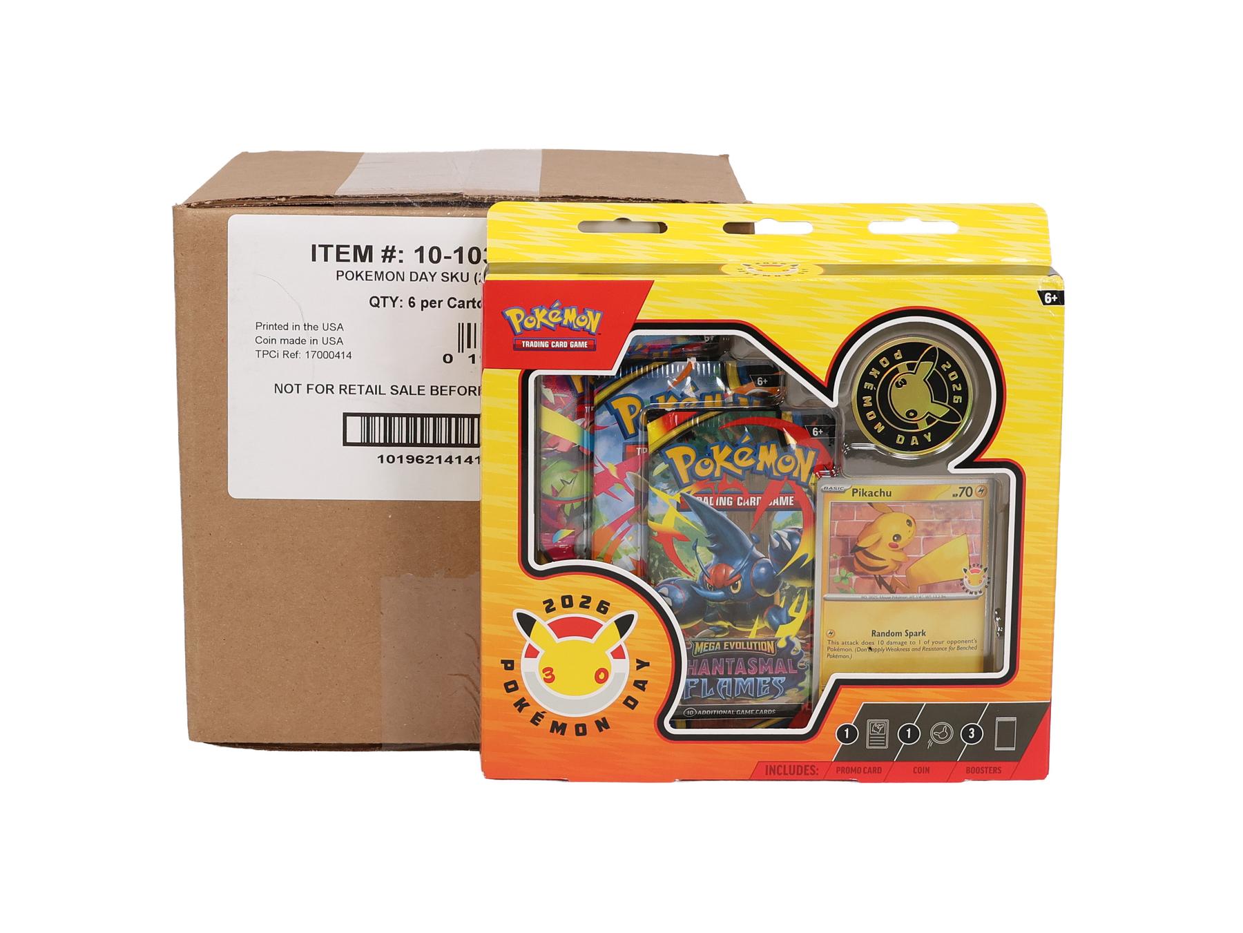 Pokemon Day 2026 Collection 6-Box Case | DA Card World