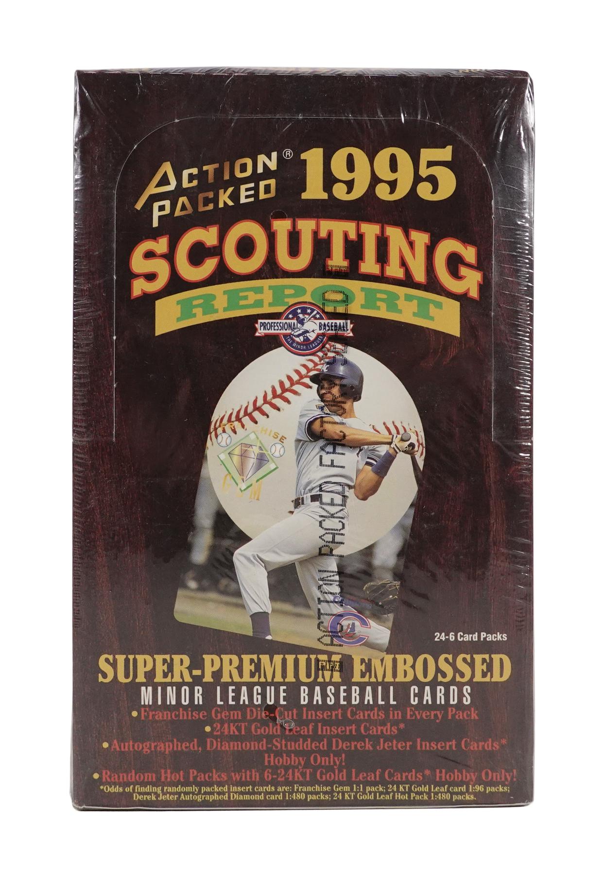1995 Action Packed Scouting Report Baseball Hobby Box | DA Card World
