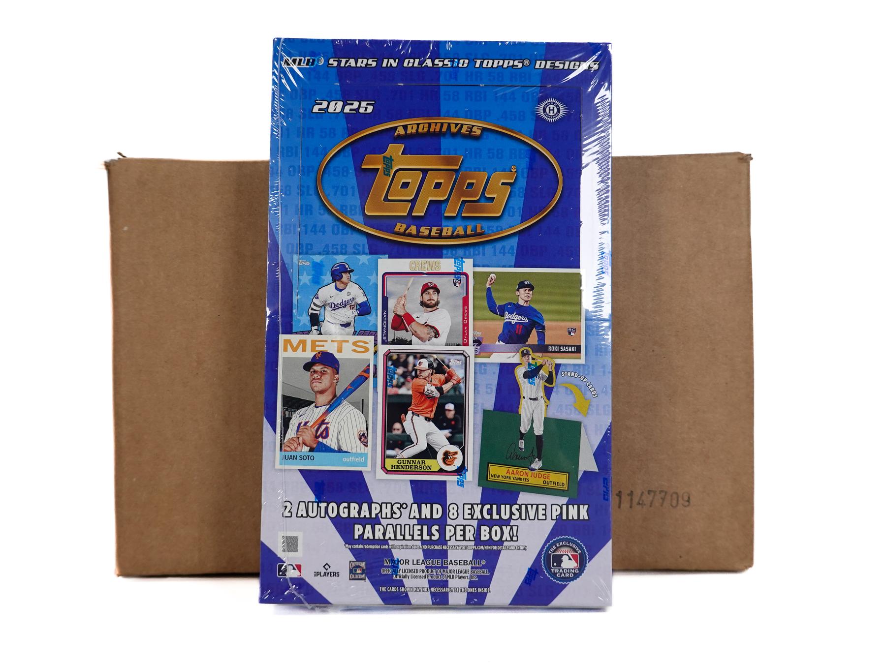 2025 Topps Archives Baseball Hobby 10-Box Case | DA Card World