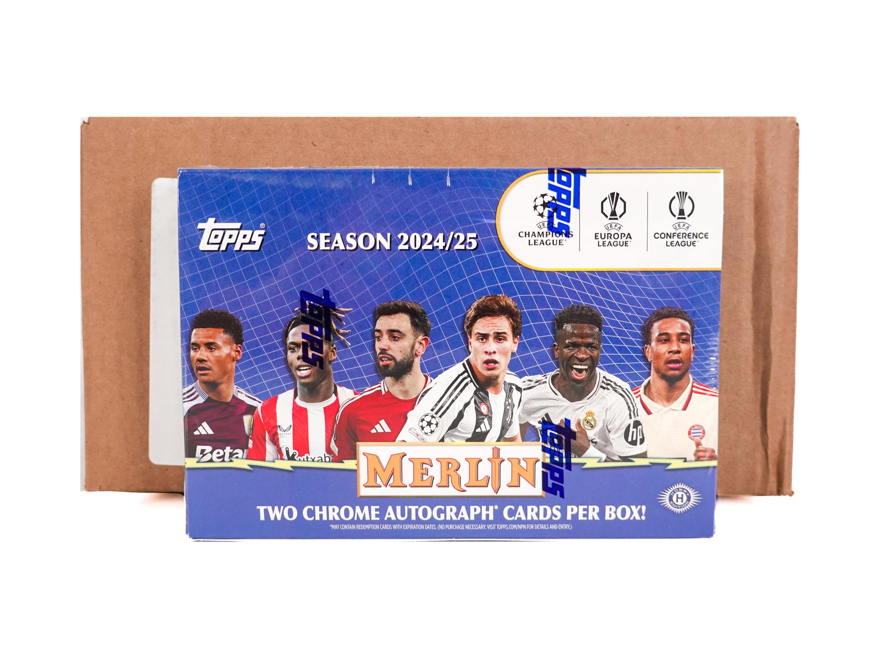 2024/25 Topps Chrome Merlin UEFA Club Competitions Soccer Breaker
