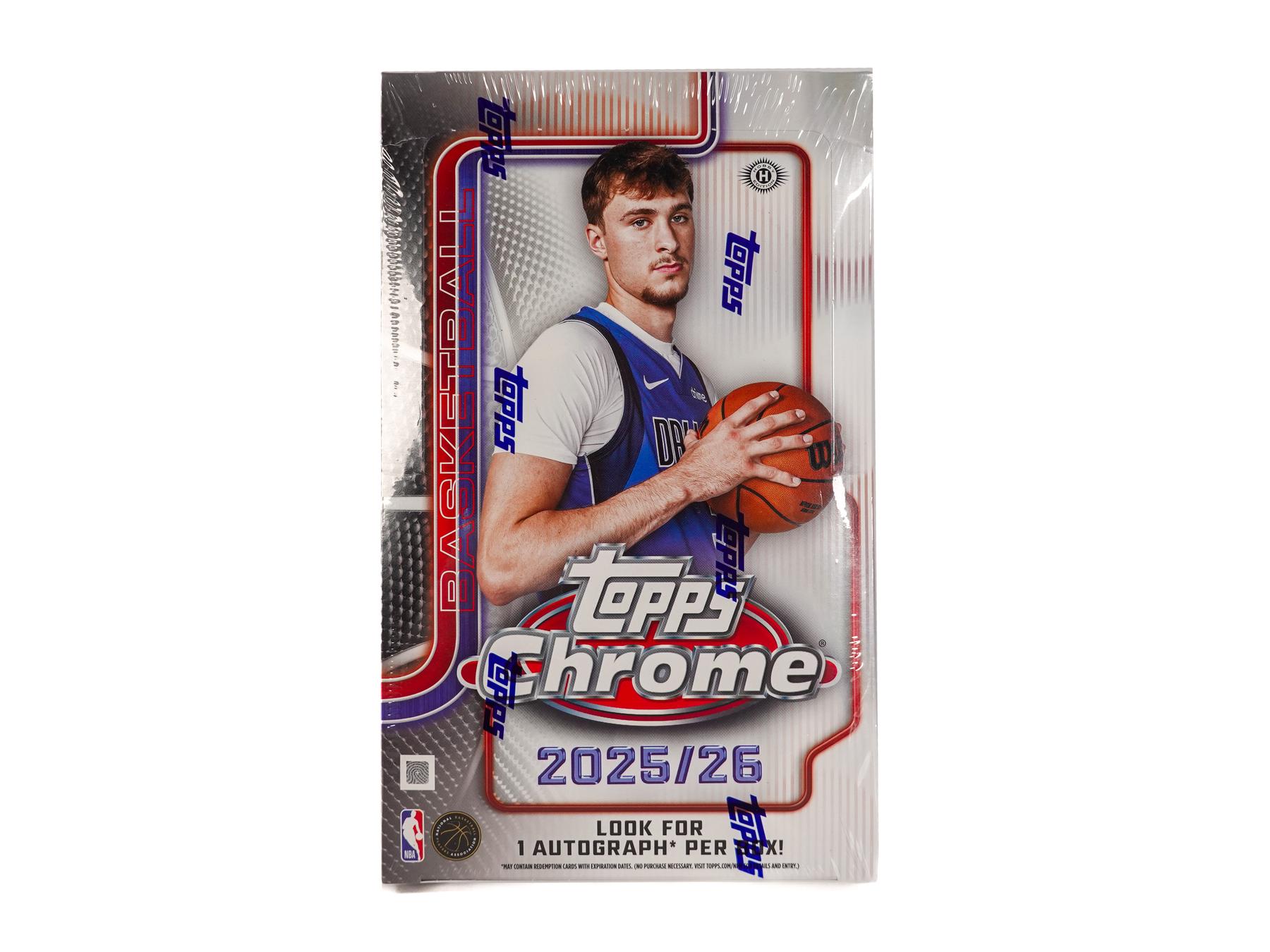 2025/26 Topps Chrome Basketball Hobby Box | DA Card World