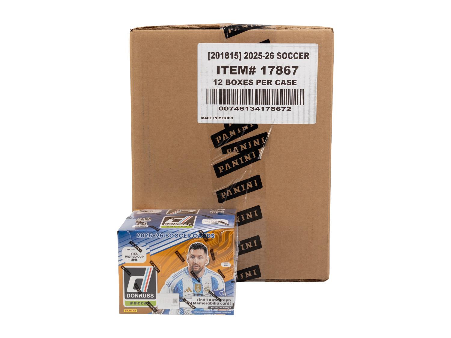 2025/26 Panini Donruss Road to FIFA World Cup Soccer Hobby 12-Box