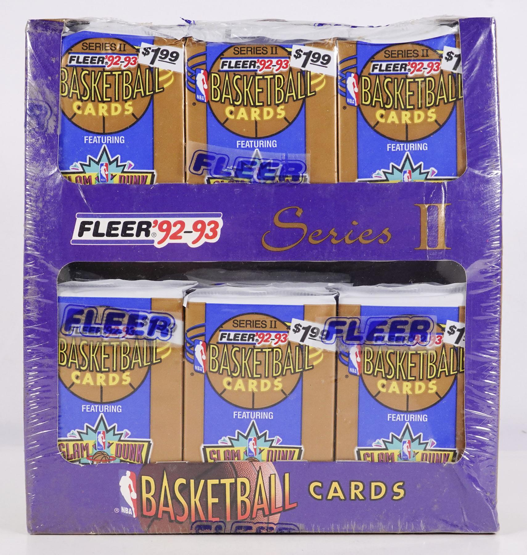 1992/93 Fleer Series 2 Basketball Jumbo Box | DA Card World