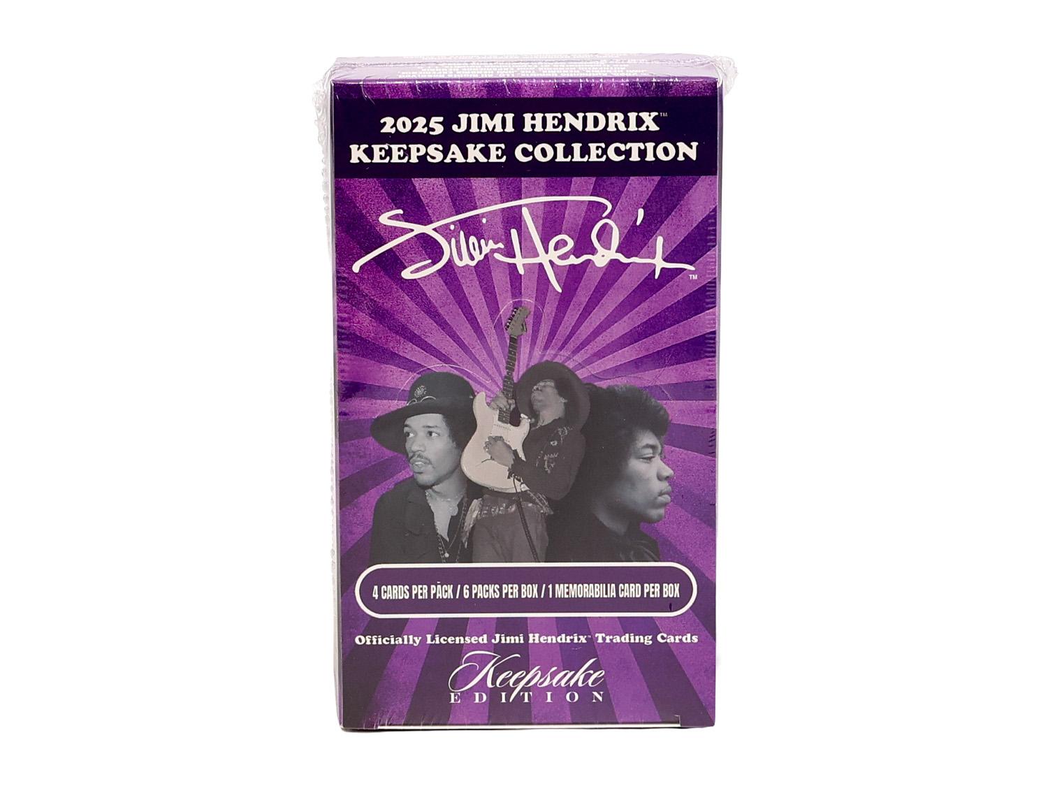 2025 Jimi Hendrix Keepsake Premiere Edition Hobby Box | DA Card World