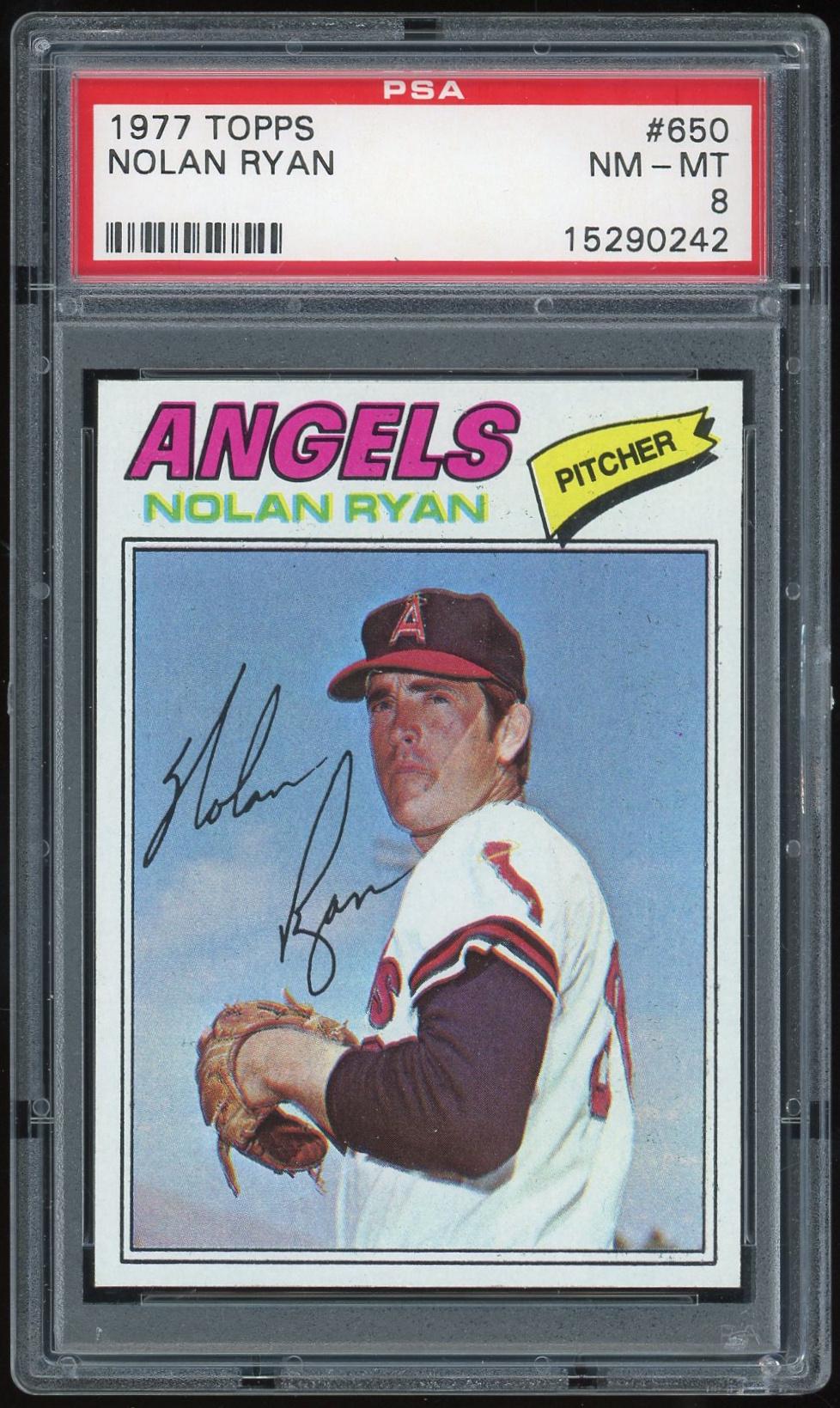 1975 Topps NOLAN RYAN PSA 8 ビンテージ エンゼルス 1975 Topps NOLAN RYAN PSA 8 ビンテージ エンゼルス 1975 Topps NOLAN