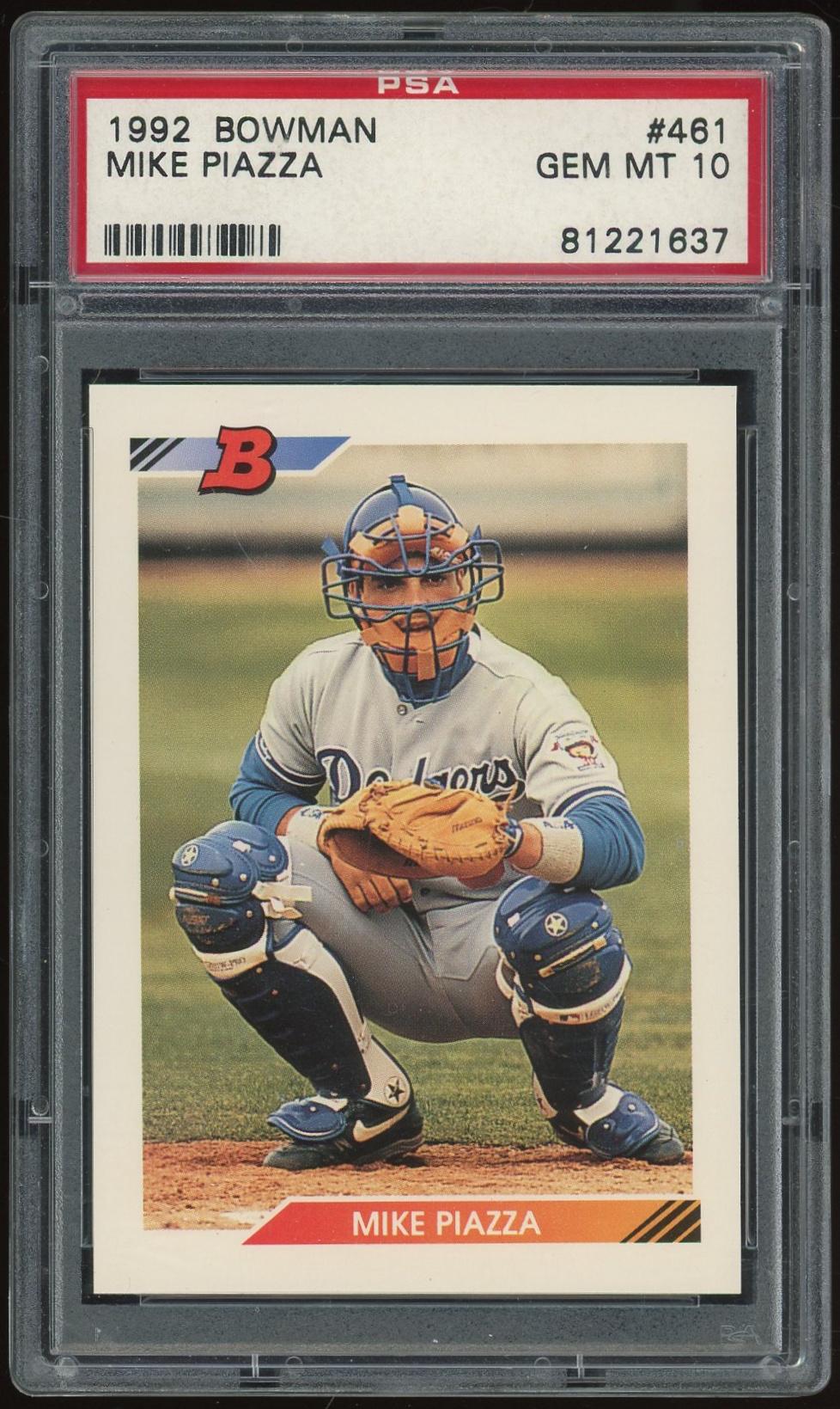 その他 92 bowman mike piazza rc GM!! 1992 Bowman #461 Mike Piazza RC PSA 10 *1637 (Reed Buy) | DA Card