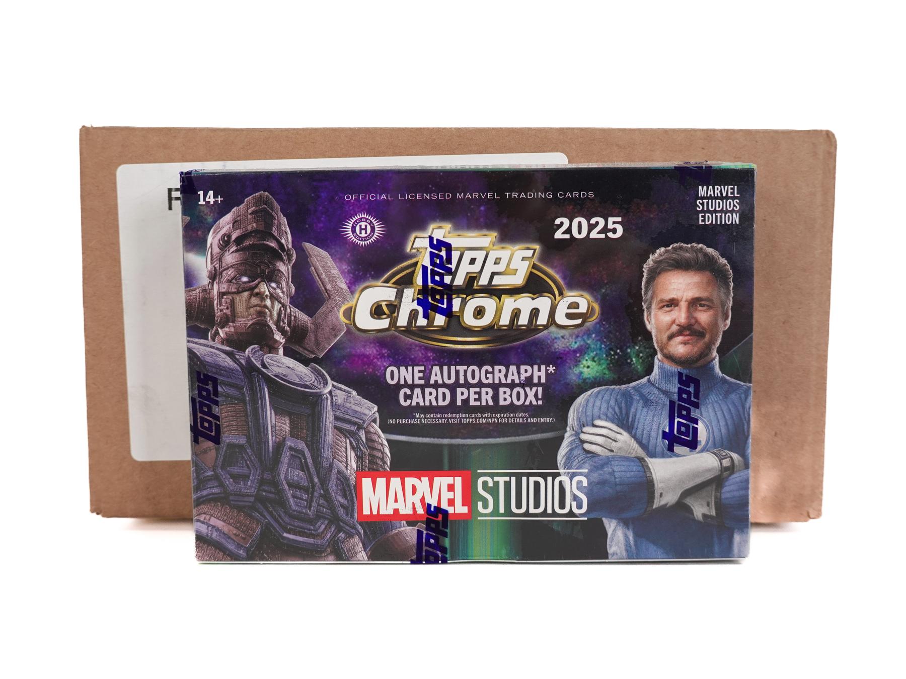 2025 Topps Marvel Studios Chrome Delight 6-Box Case | DA Card World