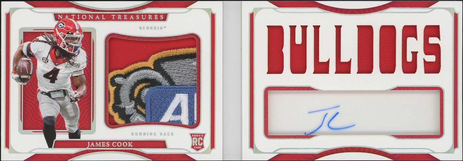 2022 Panini National Treasures Collegiate Football #SBJCO James