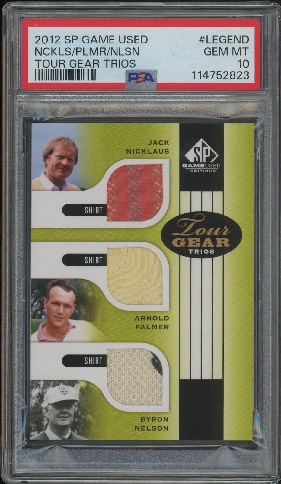 2012 Upper Deck SP Game Used Golf #LEGEND Jack Nicklaus Arnold