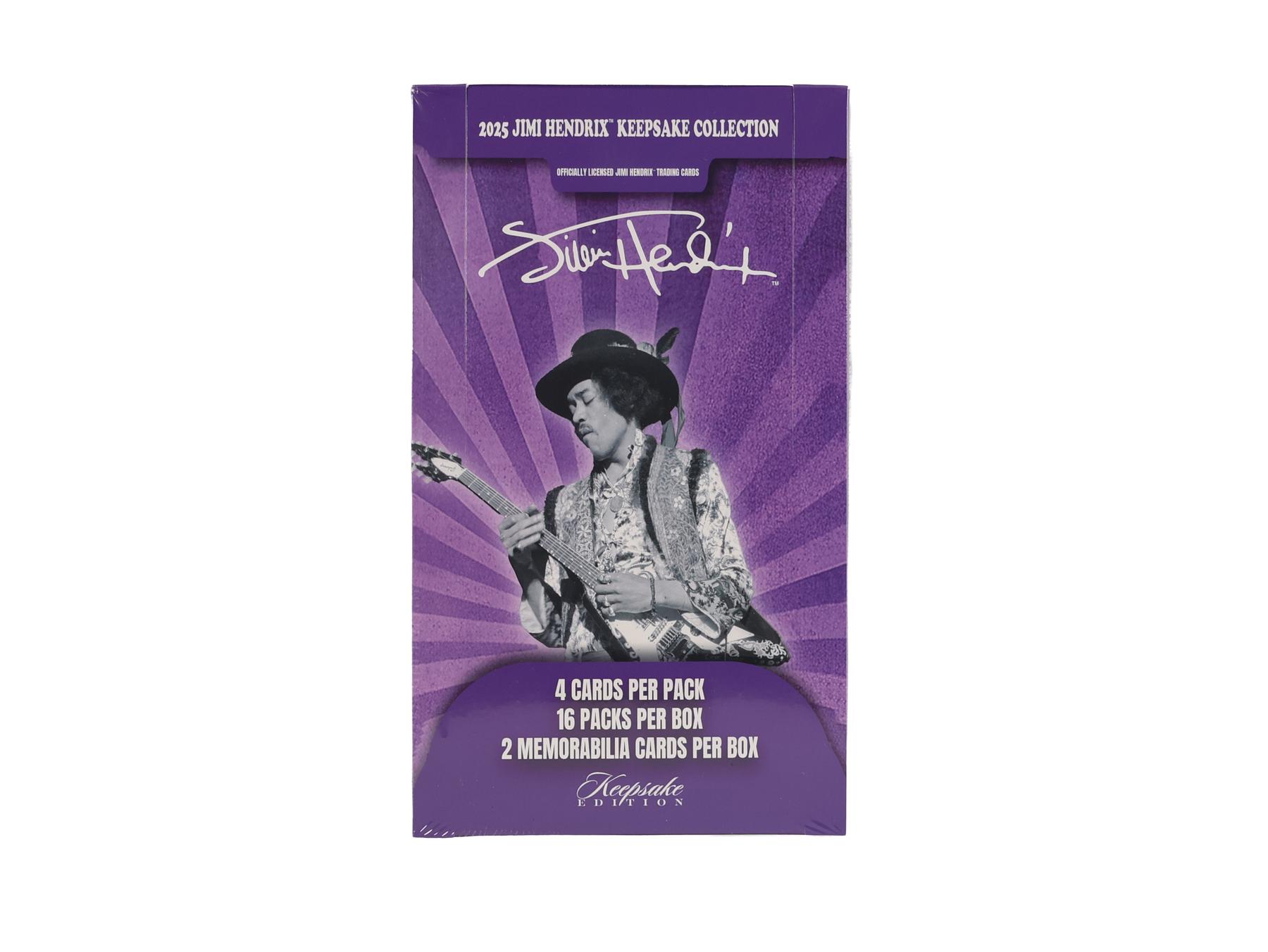 2025 Jimi Hendrix Keepsake Premiere Edition Hobby Box | DA Card World