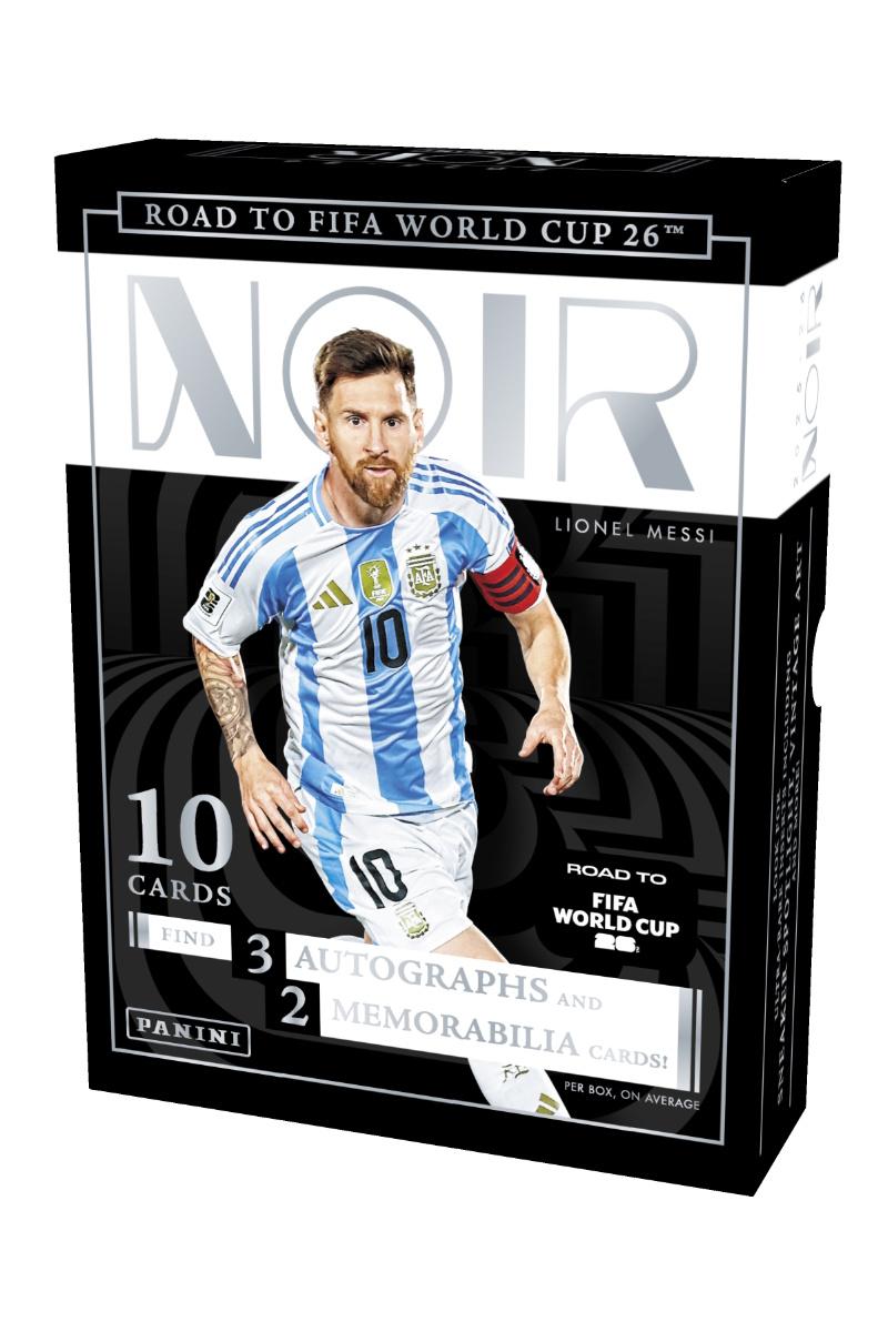 2025/26 Panini Noir Road to FIFA World Cup Soccer Hobby 3-Box Case