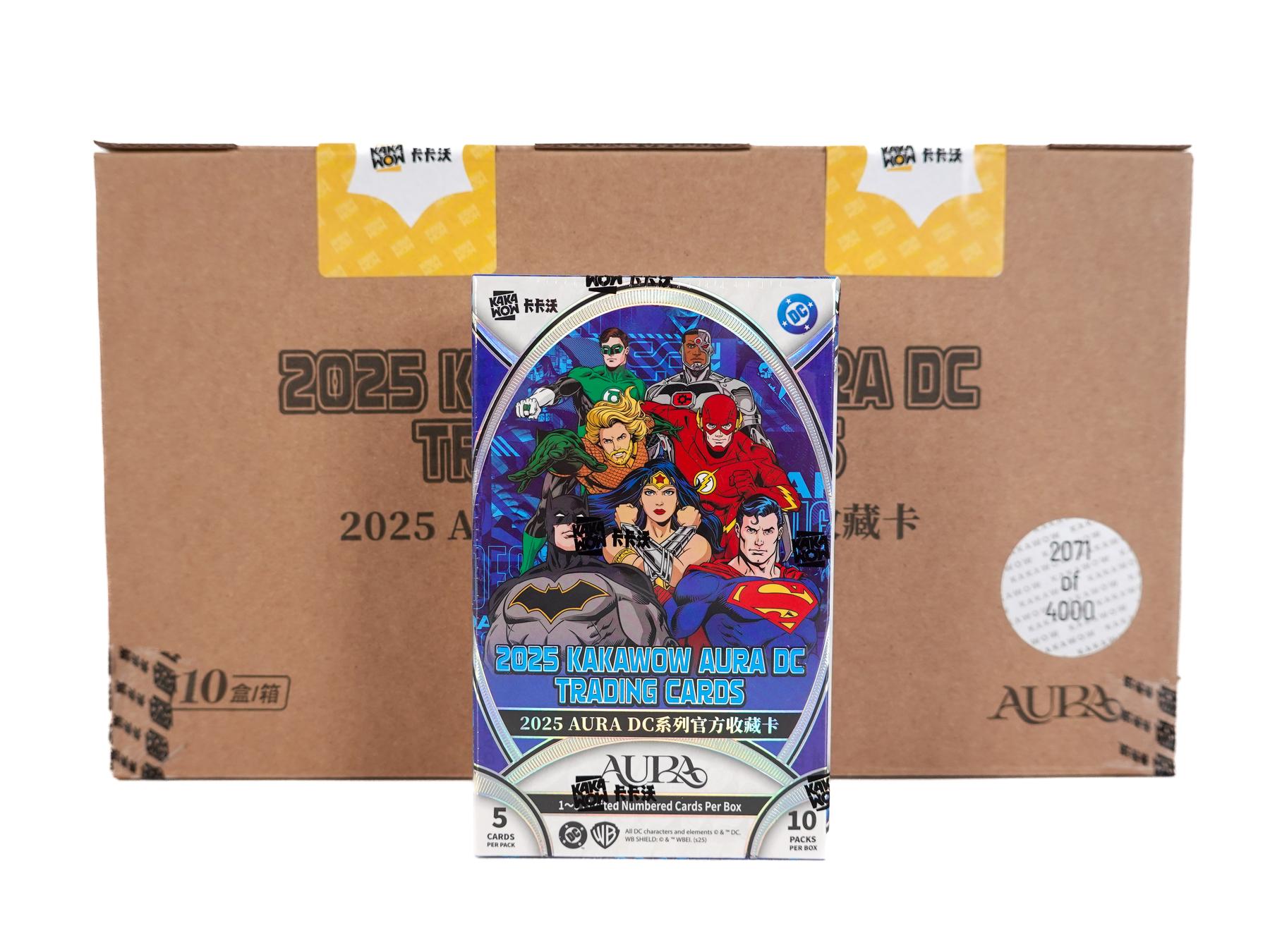 2025 Kakawow DC Aura Hobby 10-Box Case | DA Card World