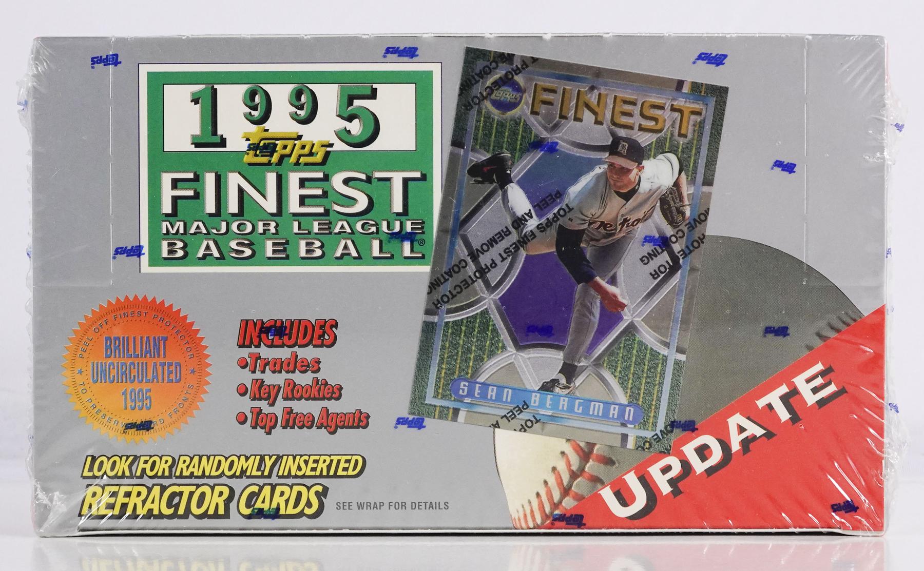 1995 Topps Finest Update Baseball Hobby Box | DA Card World