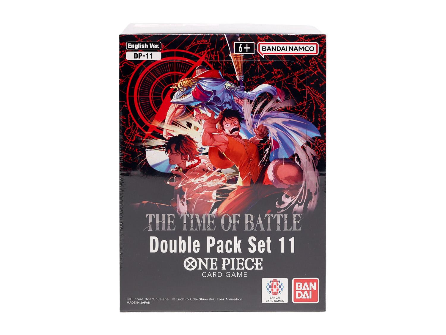 one piece card game double pack TCG: Set Vol. 9 (DP-09) The 5th Booster Pack transports you to the Skypiea arc and introduces you to highly anticipated characters like Enel GOODS Double Pack Set Vol.4