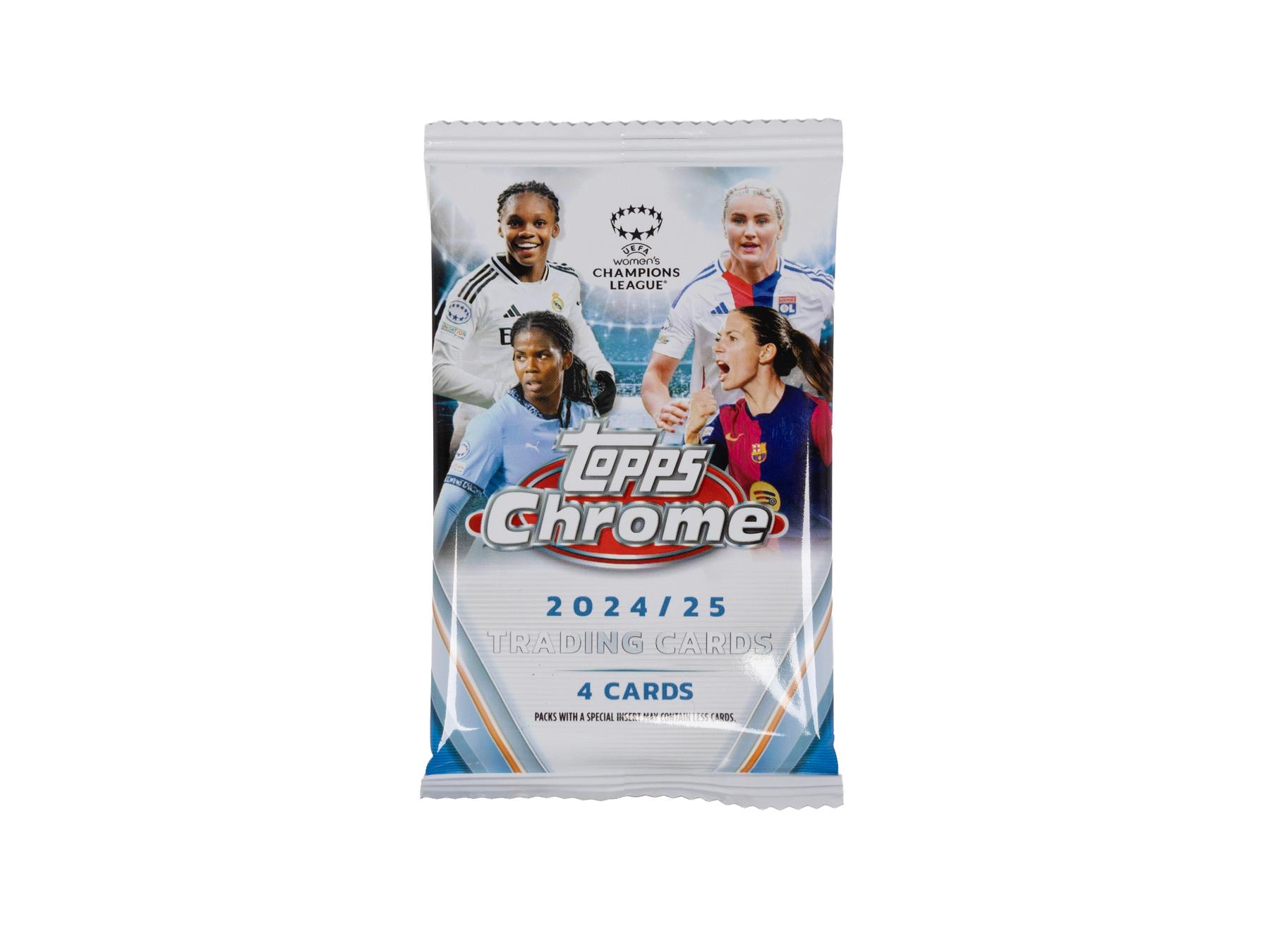 2024/25 Topps Chrome UEFA Women's Champions League Soccer Blaster